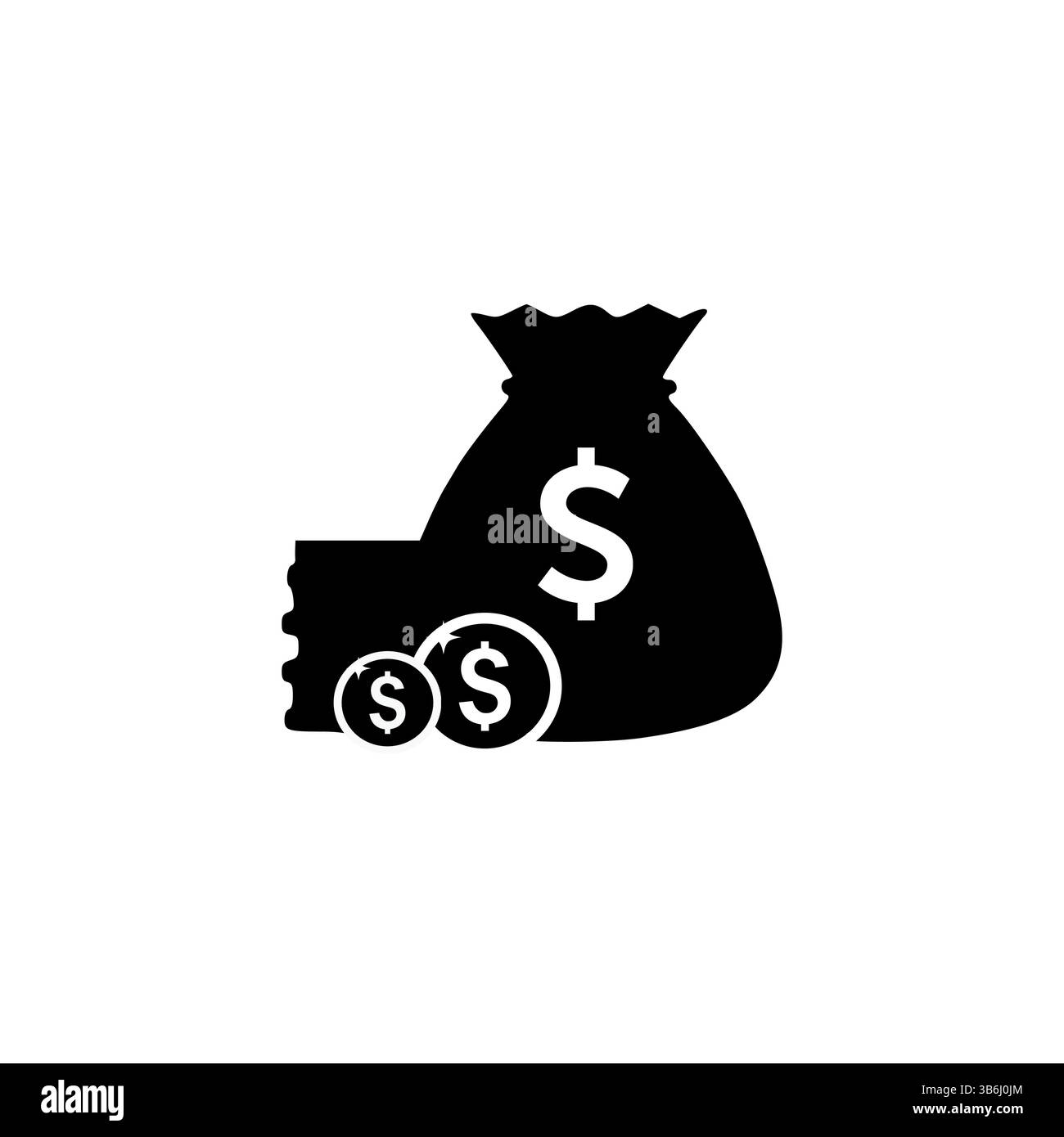 Money Icon Vektor | Grafik Für Finanzen, Banken Und Investitionen Stock Vektor