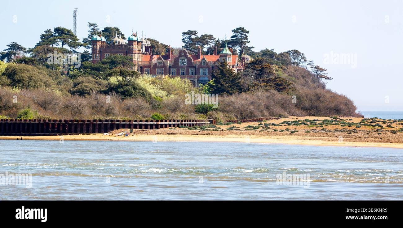 Bawdsey Manor Bawdsey Island Suffolk Großbritannien Stockfoto