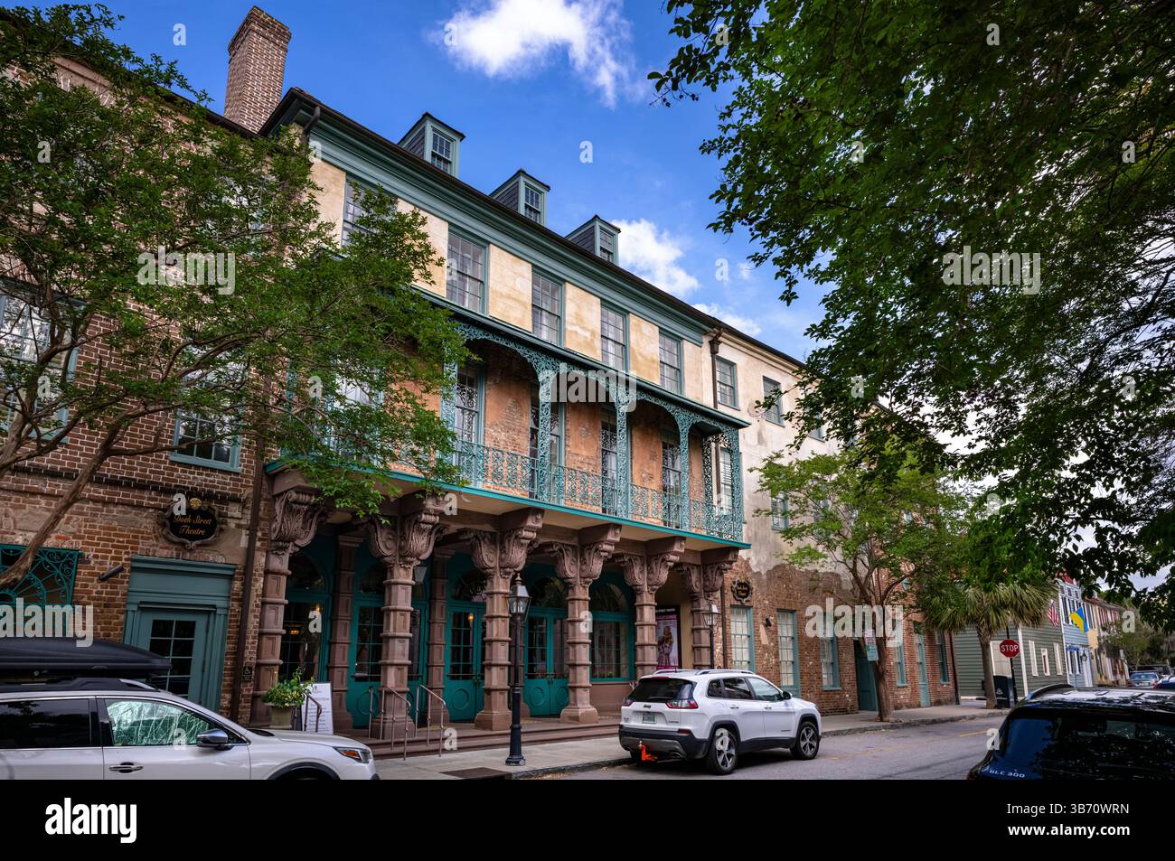 DOCK STREET THEATRE (1736) CHARLESTON SOUTH CAROLINA USA Stockfoto