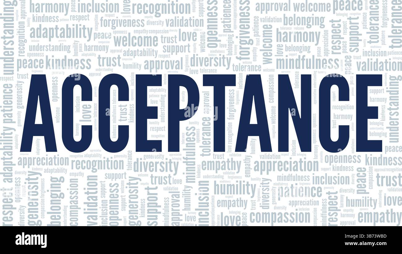 Concept Word Cloud Konzeptdesign isoliert auf weißem Hintergrund. Stock Vektor