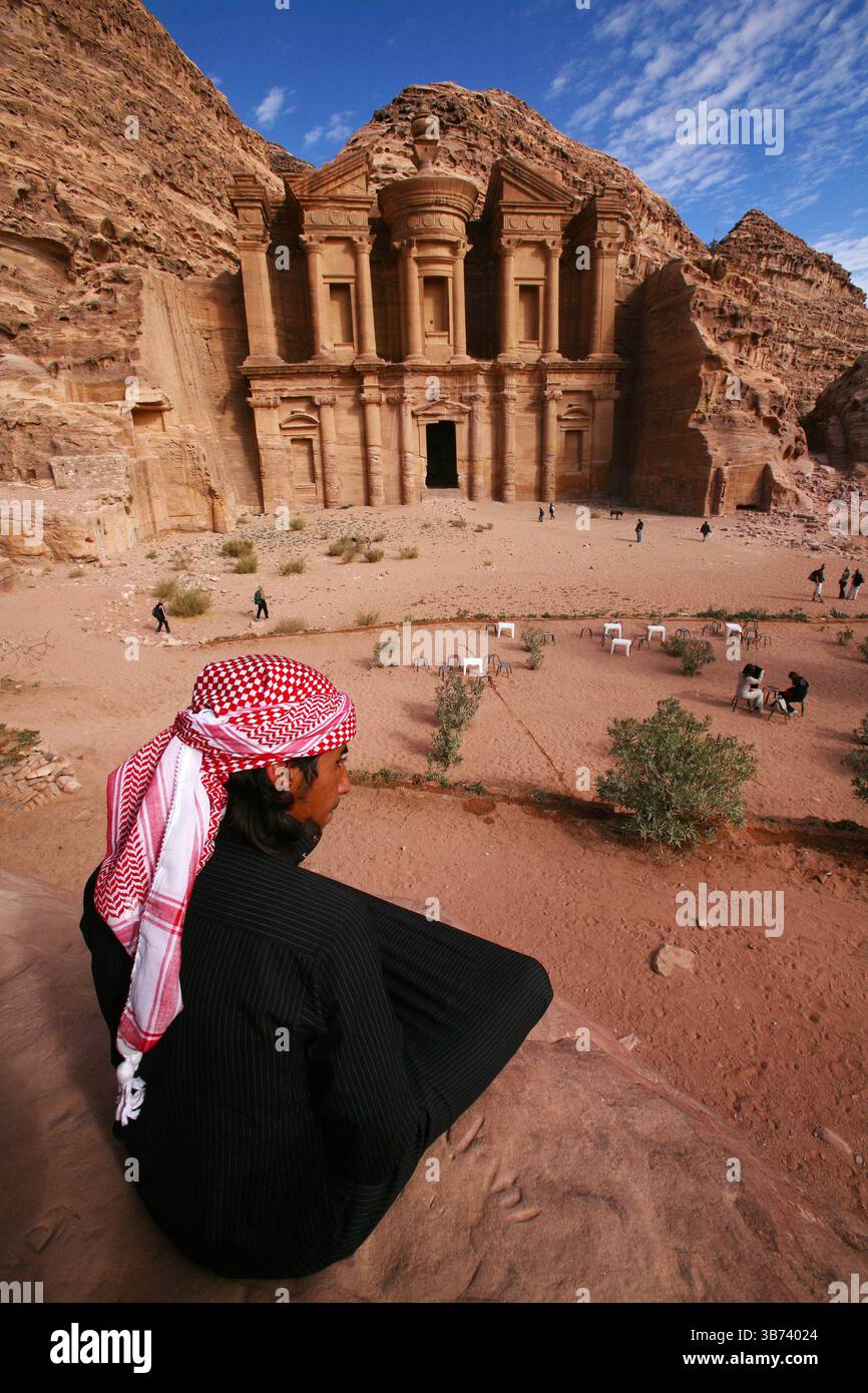 Opferaltar, Petra, Jordanien Stockfoto