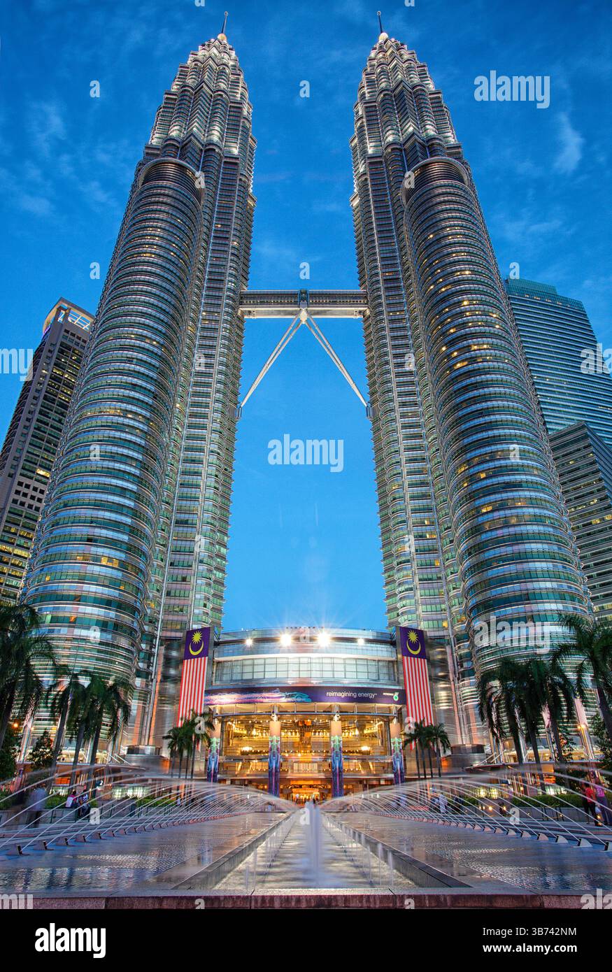 Petronas Twin Towers in Kuala Lumpur. Malaysia Stockfoto