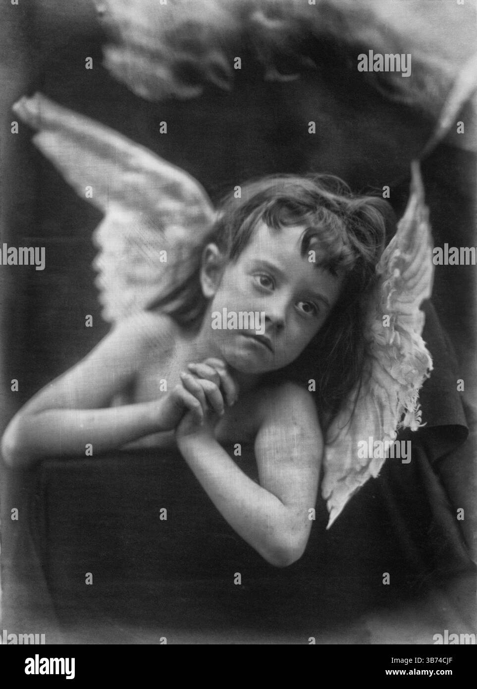 Engel der Geburt von Julia Margaret Cameron. Datum: 1872. Stockfoto