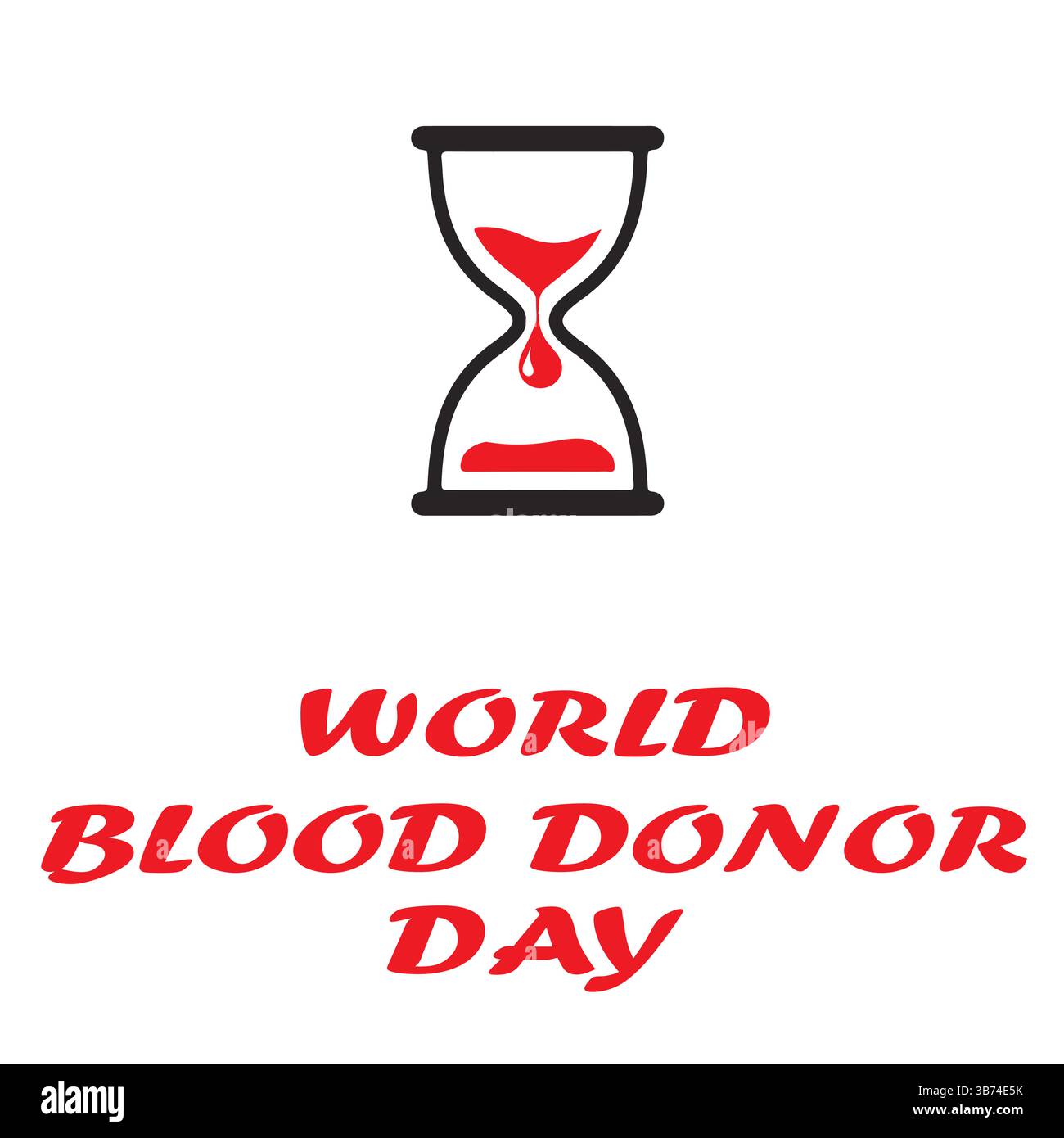 World Blood Spender Day Creative Concept – Post- und editierbare EPS-Vorlage für Corporate Blood Spender Campaigns. Stock Vektor
