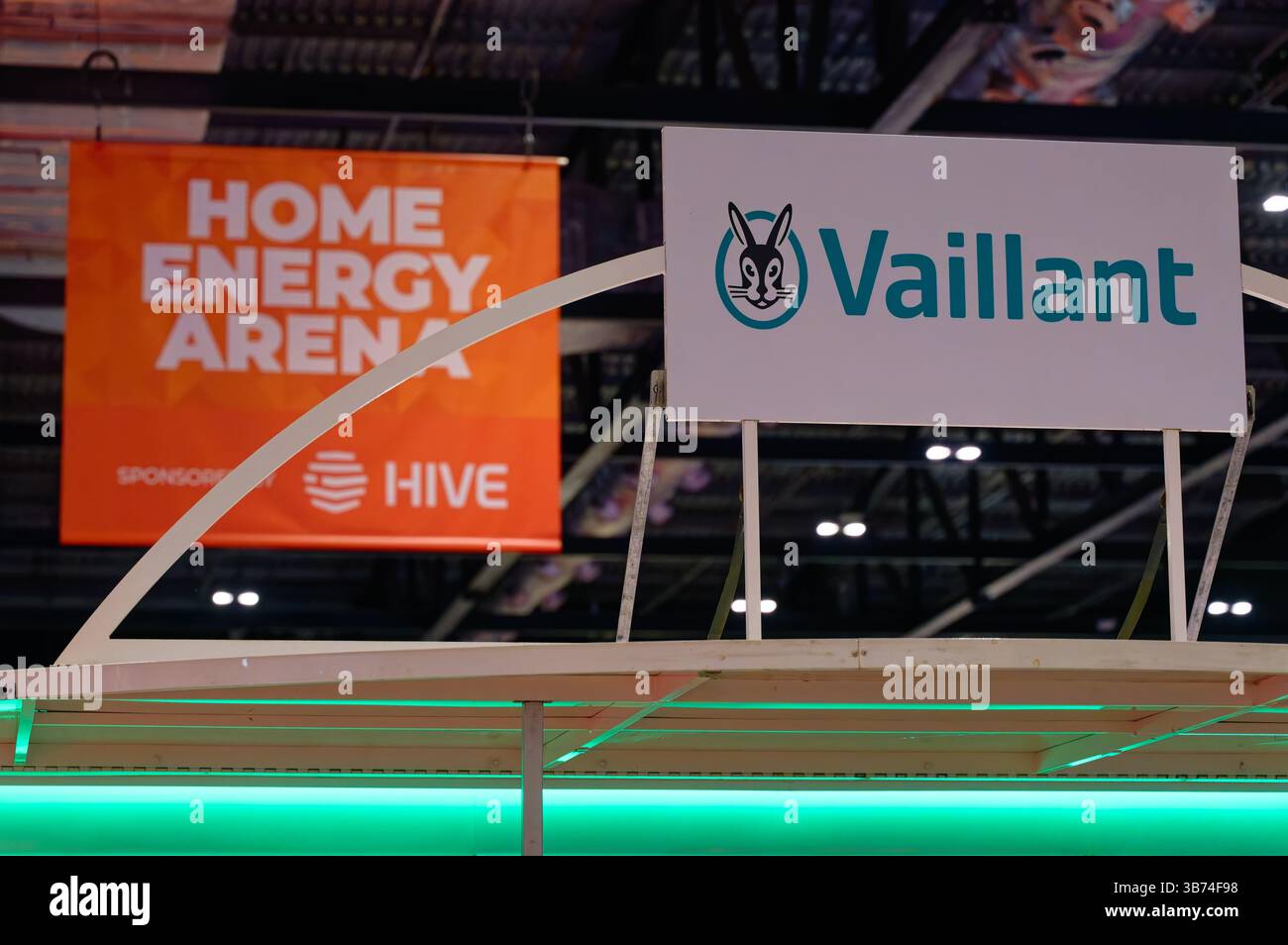 Hausenergieunternehmen auf der Everything Electric Show, London Excel Stockfoto