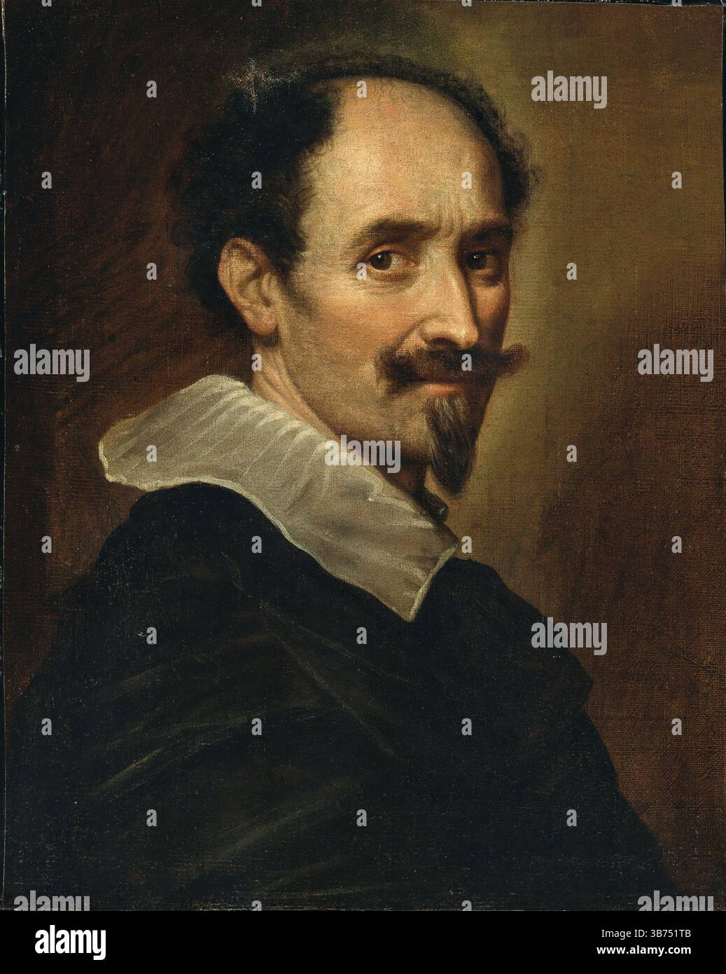 Porträt von Gian Lorenzo Bernini. Museum: PRIVATE SAMMLUNG. Autor: ANONYM. Stockfoto