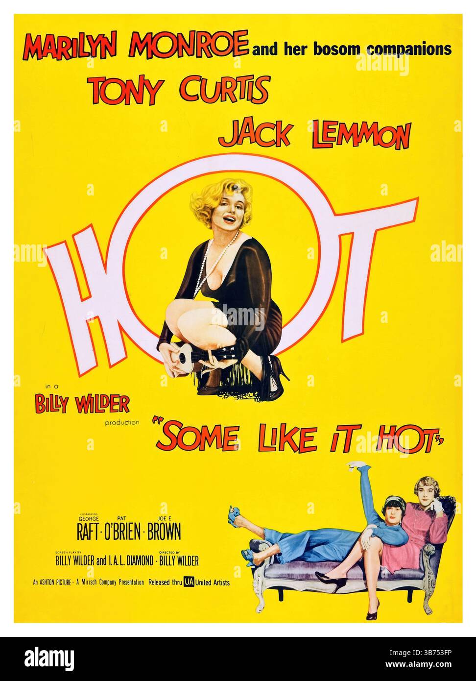 MARILYN MONROE IST HEUTE ABEND NICHT DA, JOSEPHINE! (1959) -Originaltitel: SOME LIKE IT HOT-, Regie: BILLY WILDER. Quelle: UNITED ARTISTS / Album Stockfoto