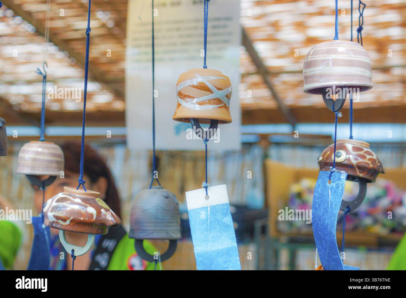 Sommer der Windspiele (japanische Kultur). Aufnahmeort: Kawasaki City, Präfektur Kanagawa Stockfoto