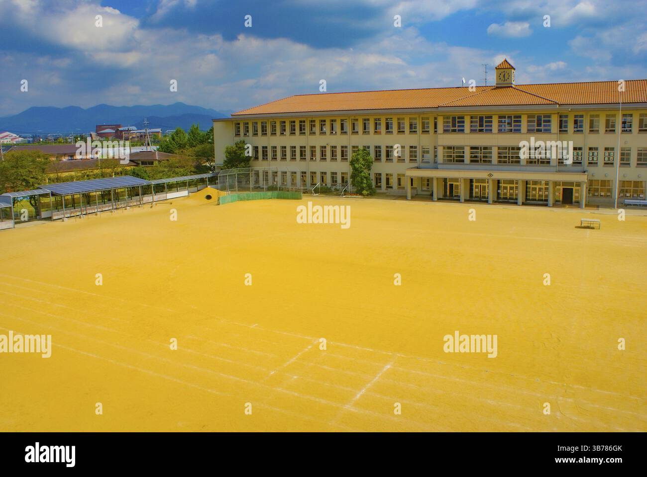 Township Elementary School Old School Building Group. Drehort: Präfektur Gifu Stockfoto