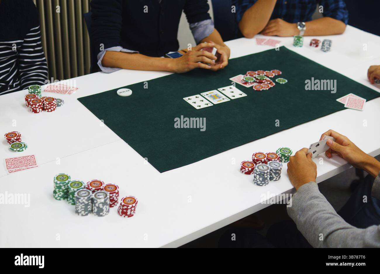 Bild von Casino Poker (Texas Holdem). Aufnahmeort: Metropolregion Tokio Stockfoto