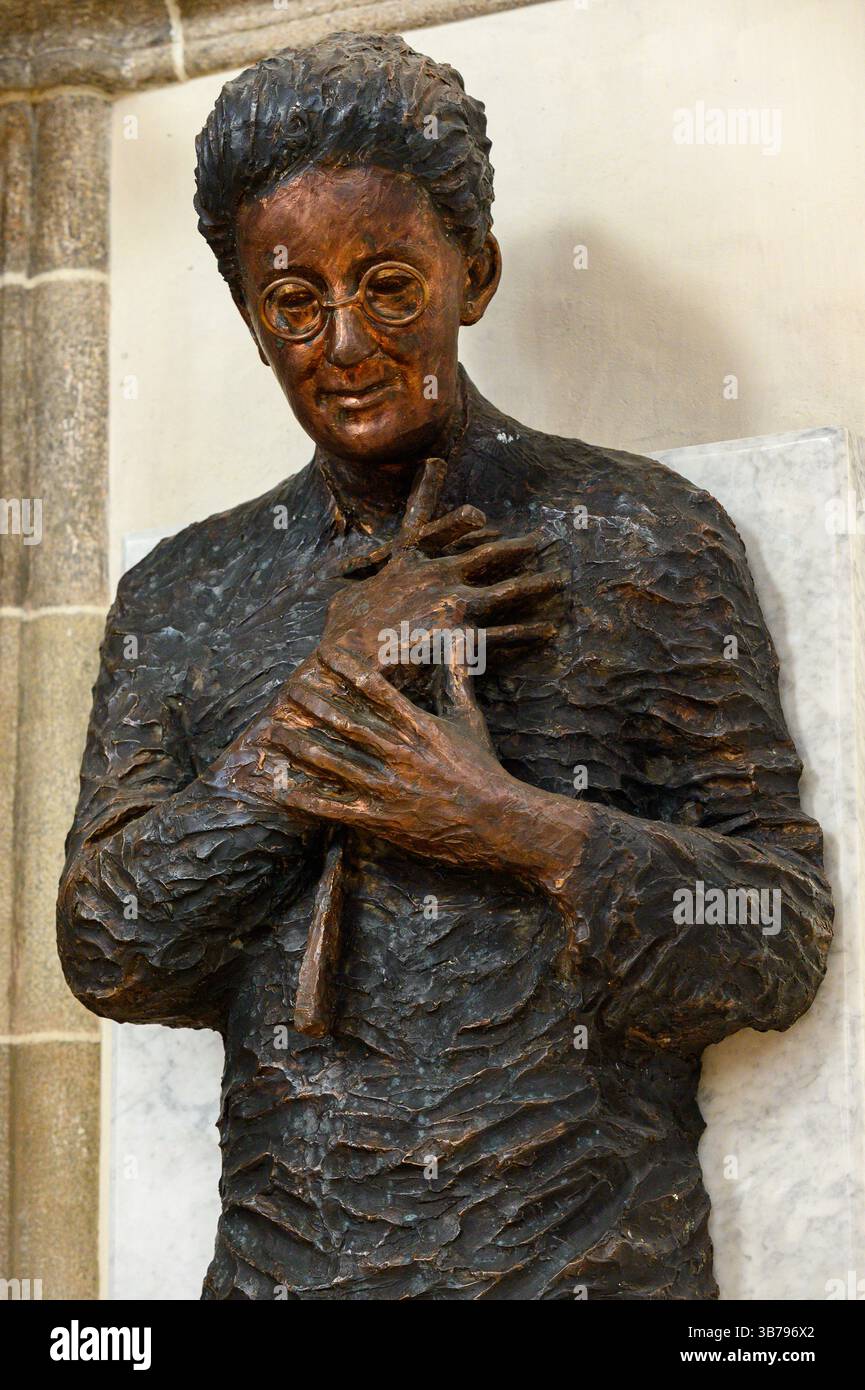Bl Sára Salkaházi. Die Kathedrale der Heiligen Elisabeth (Dóm svätej Alžbety) in Košice, Slowakei. Sie starb als Märtyrer, der die Juden während des Zweiten Weltkriegs beschützte. Stockfoto