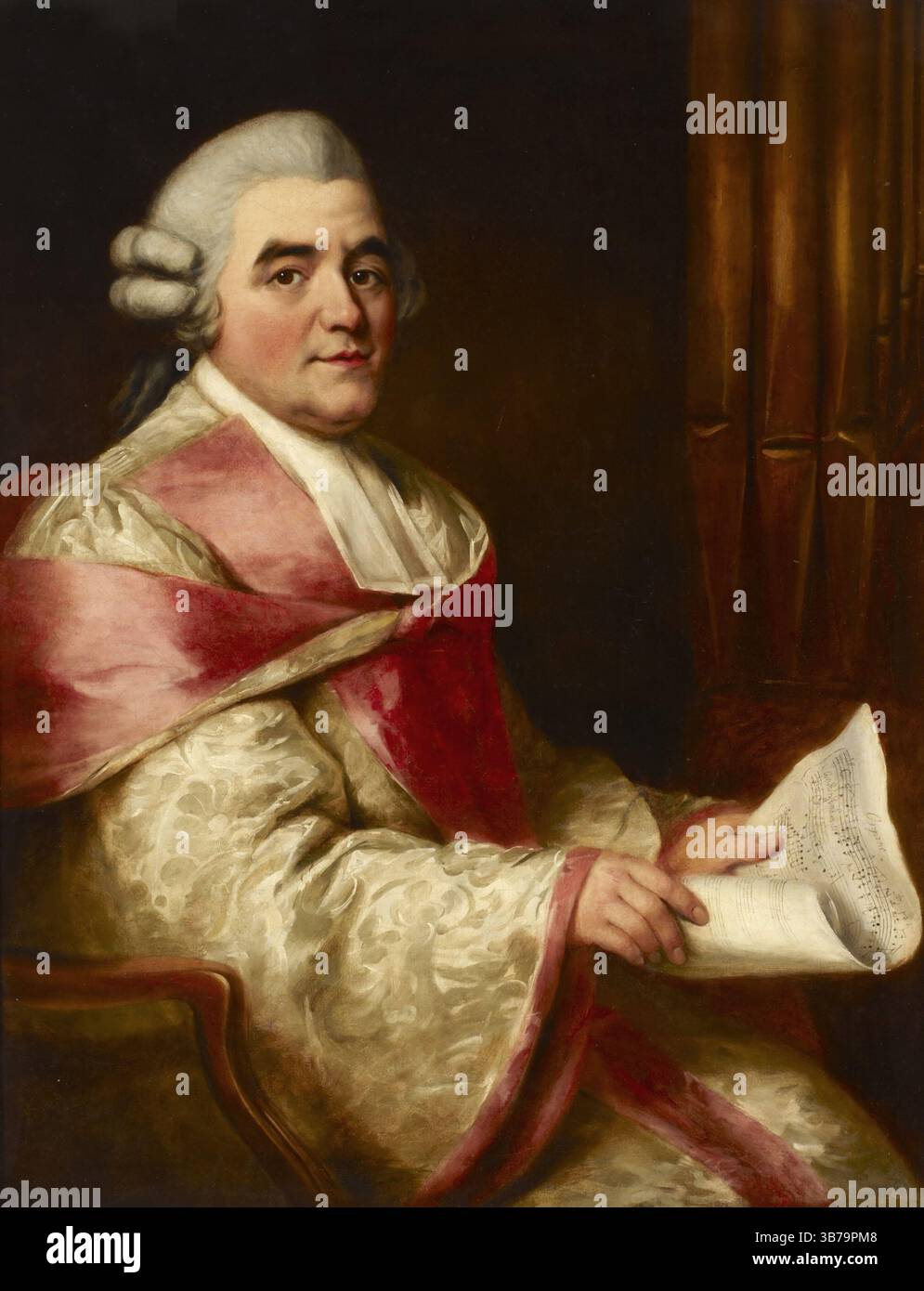 Porträt des Komponisten Samuel Arnold (1740-1802). Museum: Royal College of Music London. Autor: JOHN RUSSELL. Stockfoto