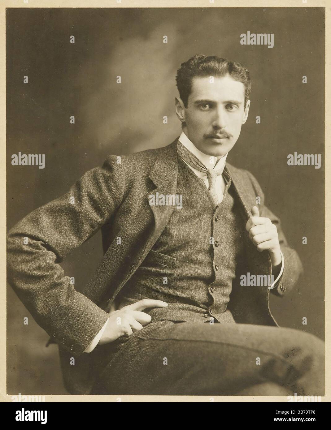 Porträt von Lucien Daudet (1878-1946). Museum: PRIVATE SAMMLUNG. Autor: ANONYM. Stockfoto