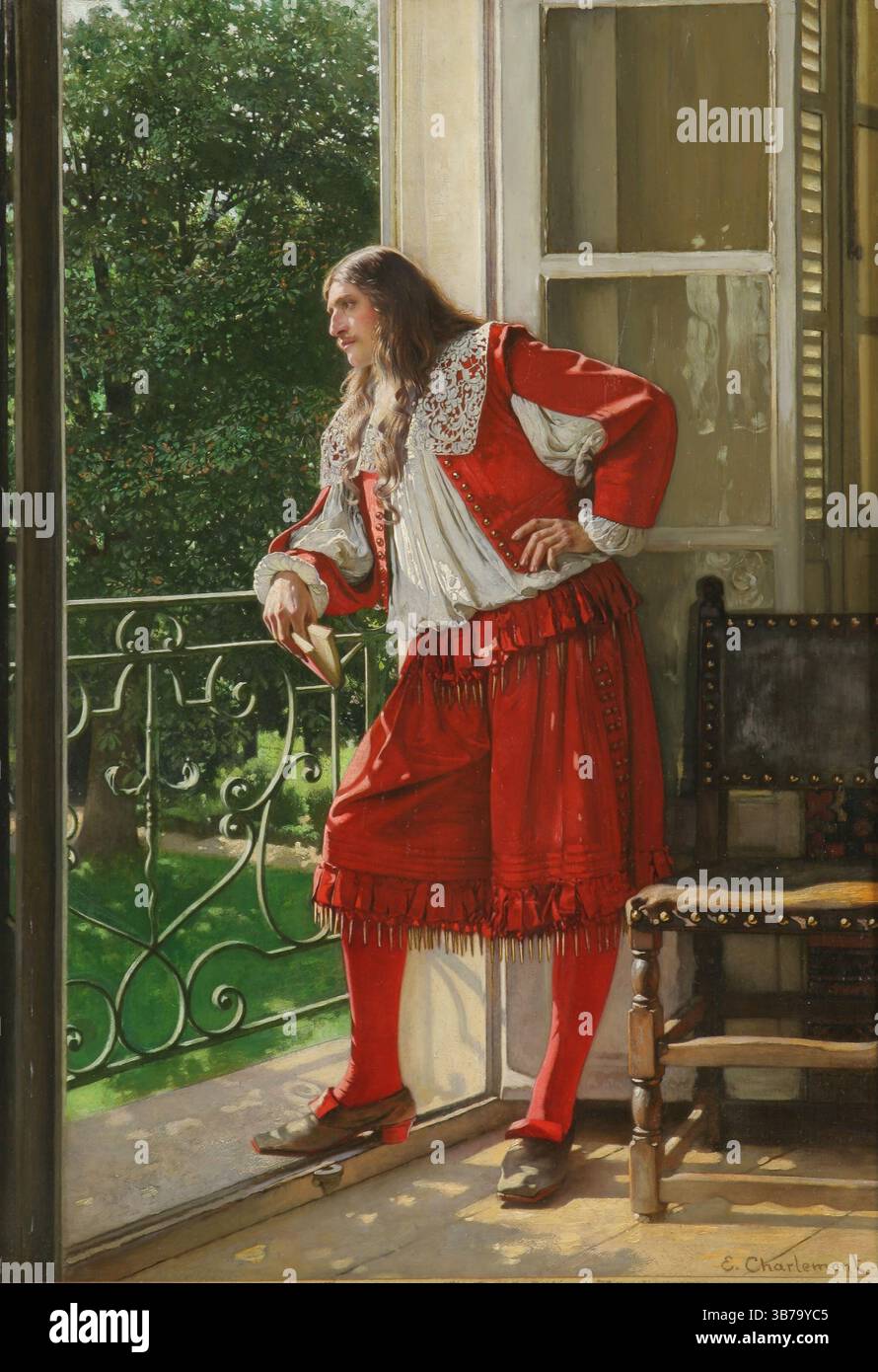 Moliére. Museum: Oblastní galerie Liberec. Autor: EDUARD CHARLEMONT. Stockfoto