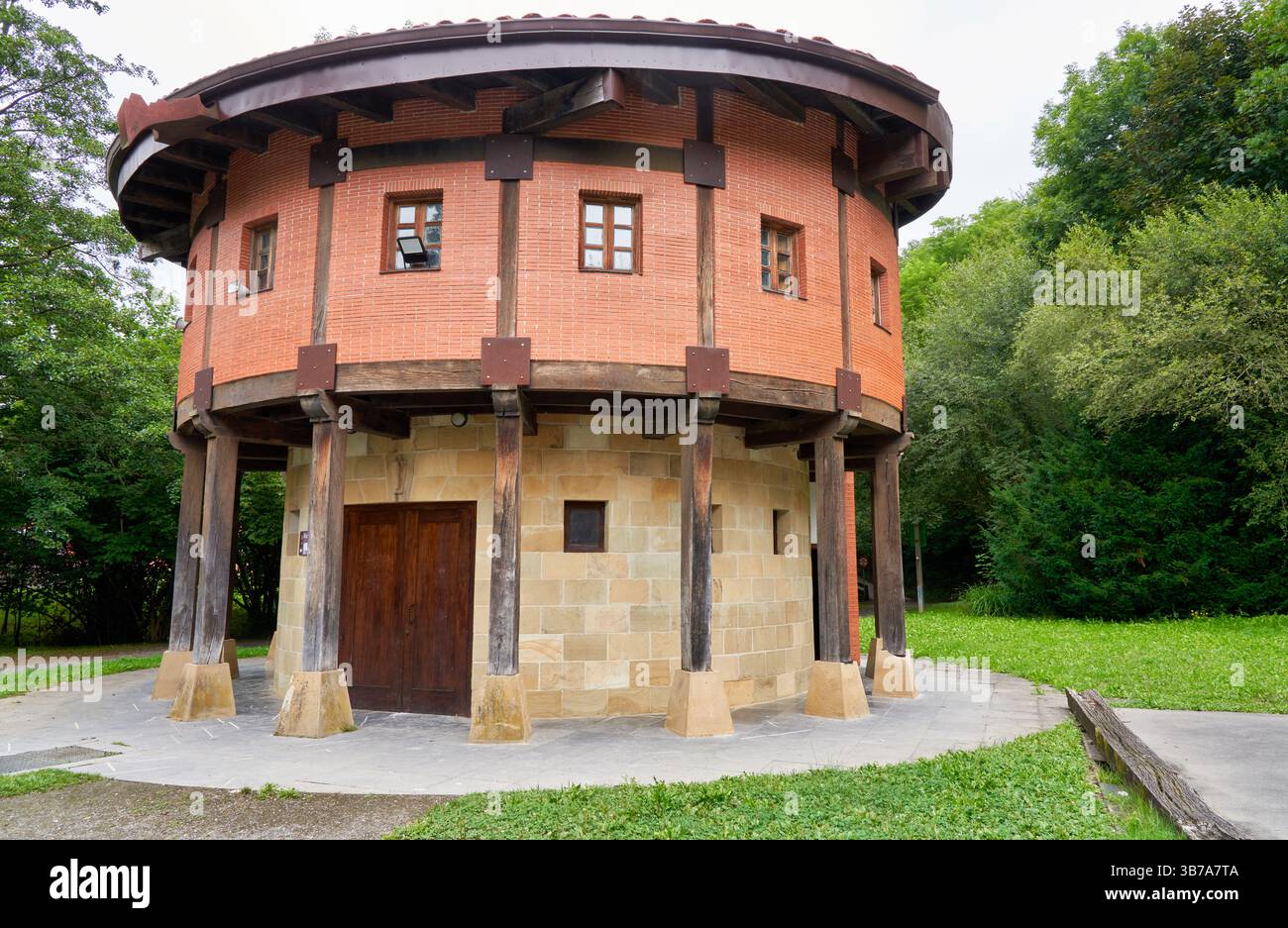 Eisenmuseum, Mirandaola Park und Eisenwerk, Legazpi, Gipuzkoa, Baskenland, Spanien. Stockfoto