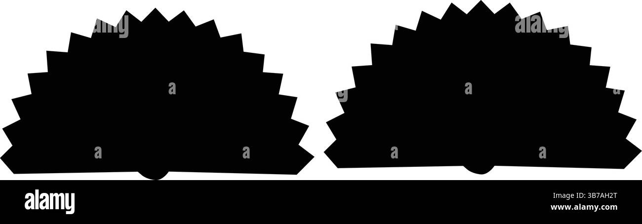 Vektorillustration eines Stadtkartendesigns mit alten europäischen Architektursymbolen und einem grünen Farbschema Stock Vektor