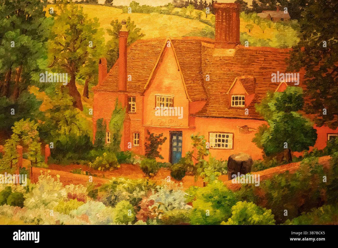 Gemälde mit dem Titel „The Pound, Higham“ von Cedric Morris aus dem Jahr 1931 Stockfoto