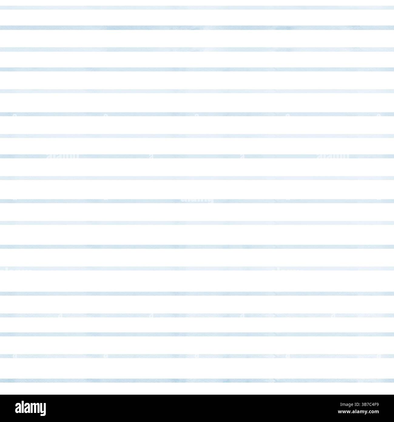 Niedliche Streifen in blassblauen Tönen auf einem nahtlosen Muster. Aquarellabbildung. Vertikale graublaue Streifen, isoliert auf weißem Hintergrund. Wiederholen Stockfoto