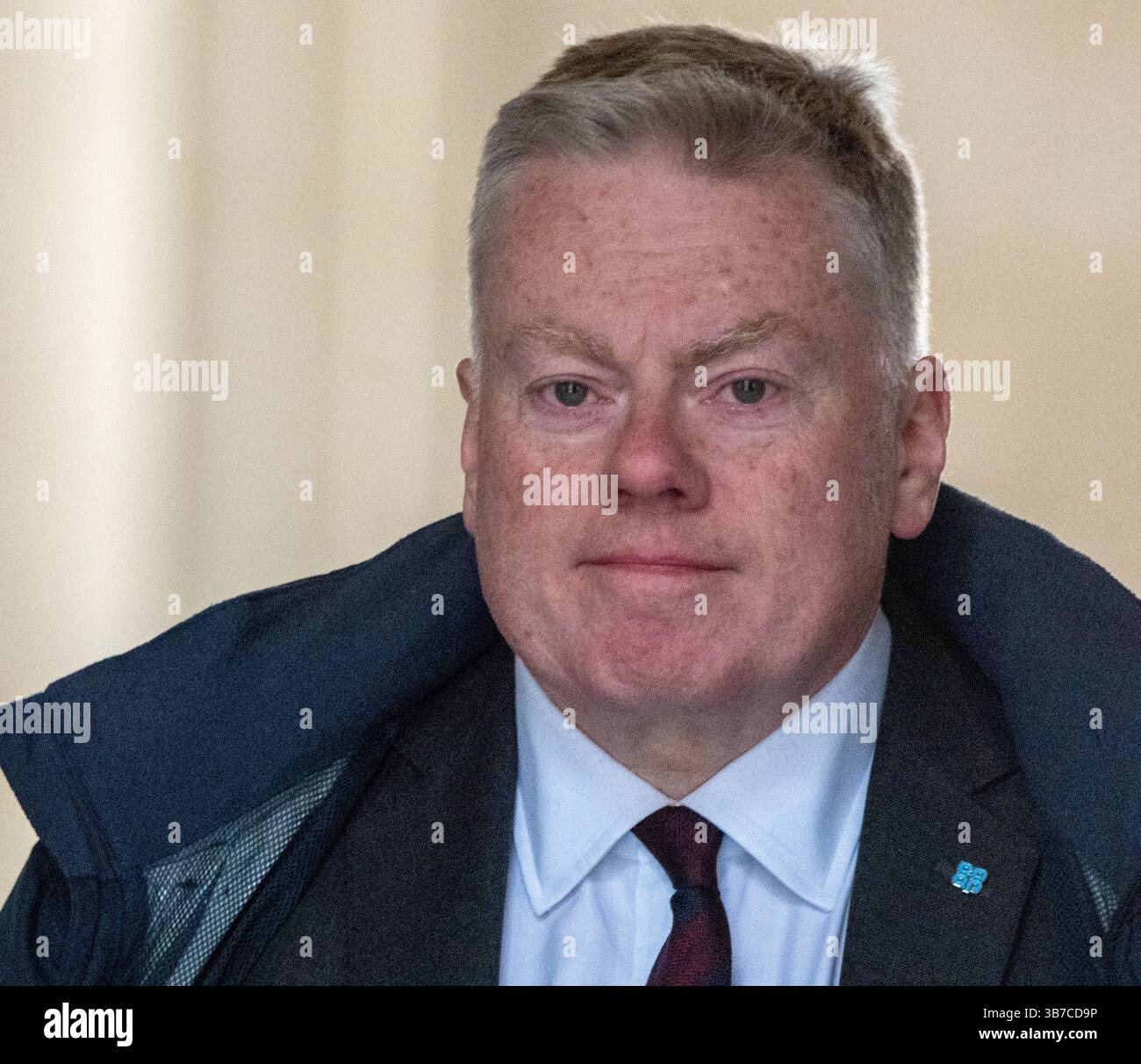 London, Großbritannien. Mai 2025. RT Hon Lord Kennedy aus Southwark, Regierungschef Whip in den Lords, kommt zu einer Kabinettssitzung in der Downing Street 10 London. Quelle: Ian Davidson/Alamy Live News Stockfoto
