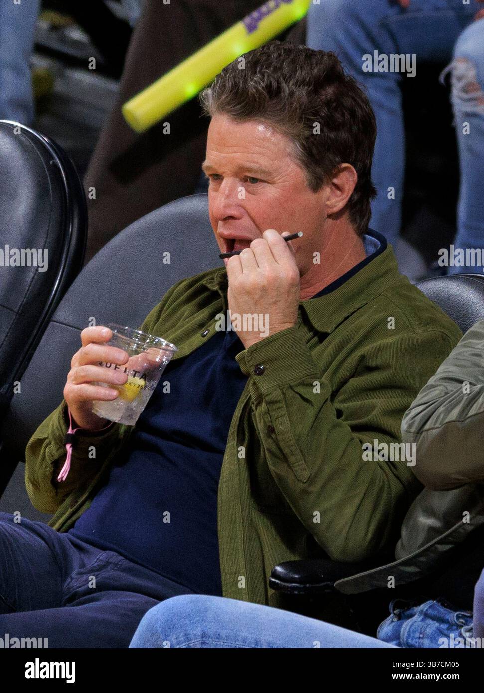 5. Januar 2024, Los Angeles, Kalifornien, USA: Billy Bush beim NBA-Spiel zwischen den Los Angeles Lakers und den Memphis Grizzlies am Freitag, 5. Januar 2024 in der Crypto.com Arena in Los Angeles, Kalifornien. JAVIER ROJAS/PI (Foto: © PI via ZUMA Press Wire) Stockfoto