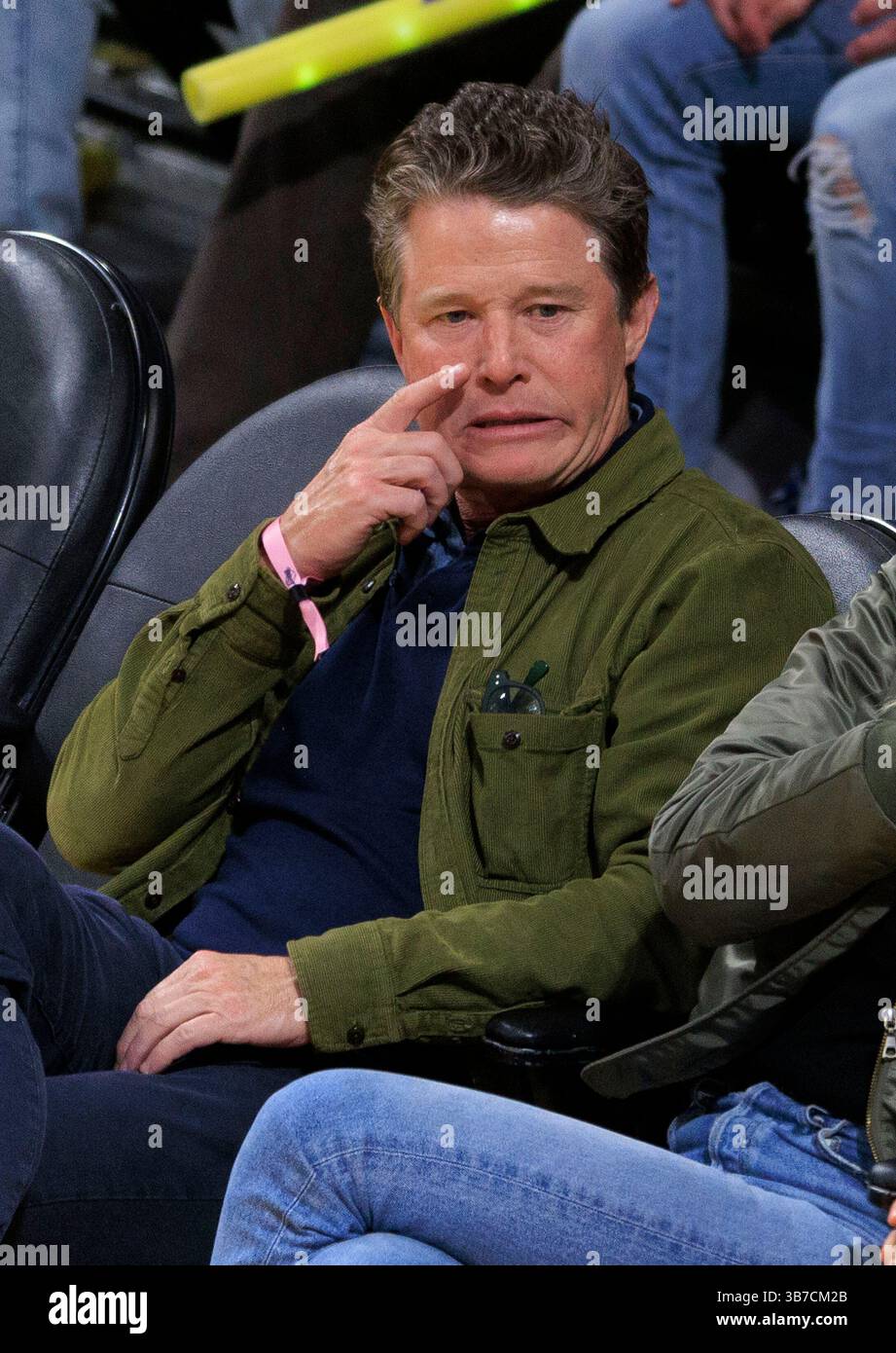 5. Januar 2024, Los Angeles, Kalifornien, USA: Billy Bush beim NBA-Spiel zwischen den Los Angeles Lakers und den Memphis Grizzlies am Freitag, 5. Januar 2024 in der Crypto.com Arena in Los Angeles, Kalifornien. JAVIER ROJAS/PI (Foto: © PI via ZUMA Press Wire) Stockfoto