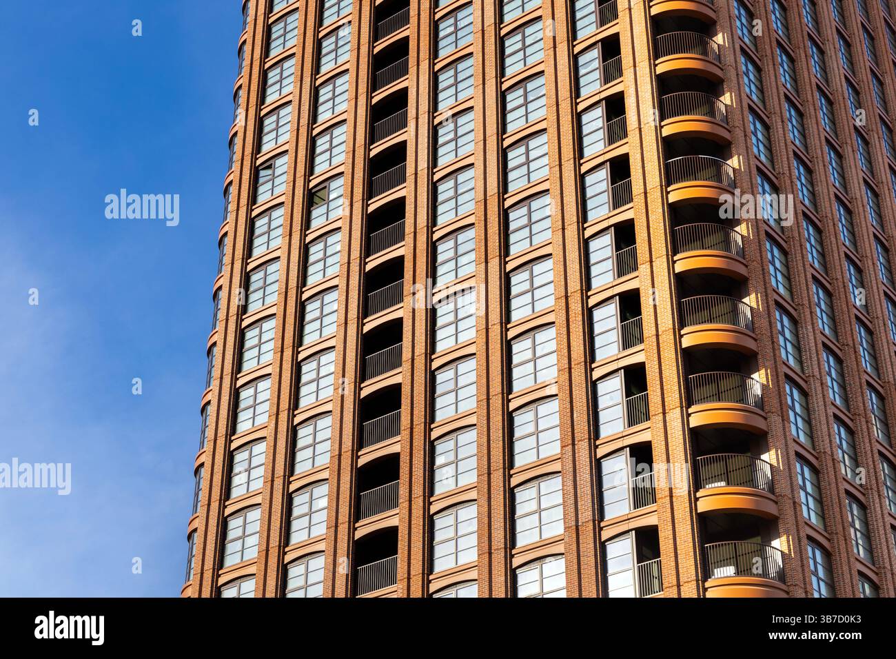 Rondo Stratford Wohnsiedlung im Bau, London, England Stockfoto