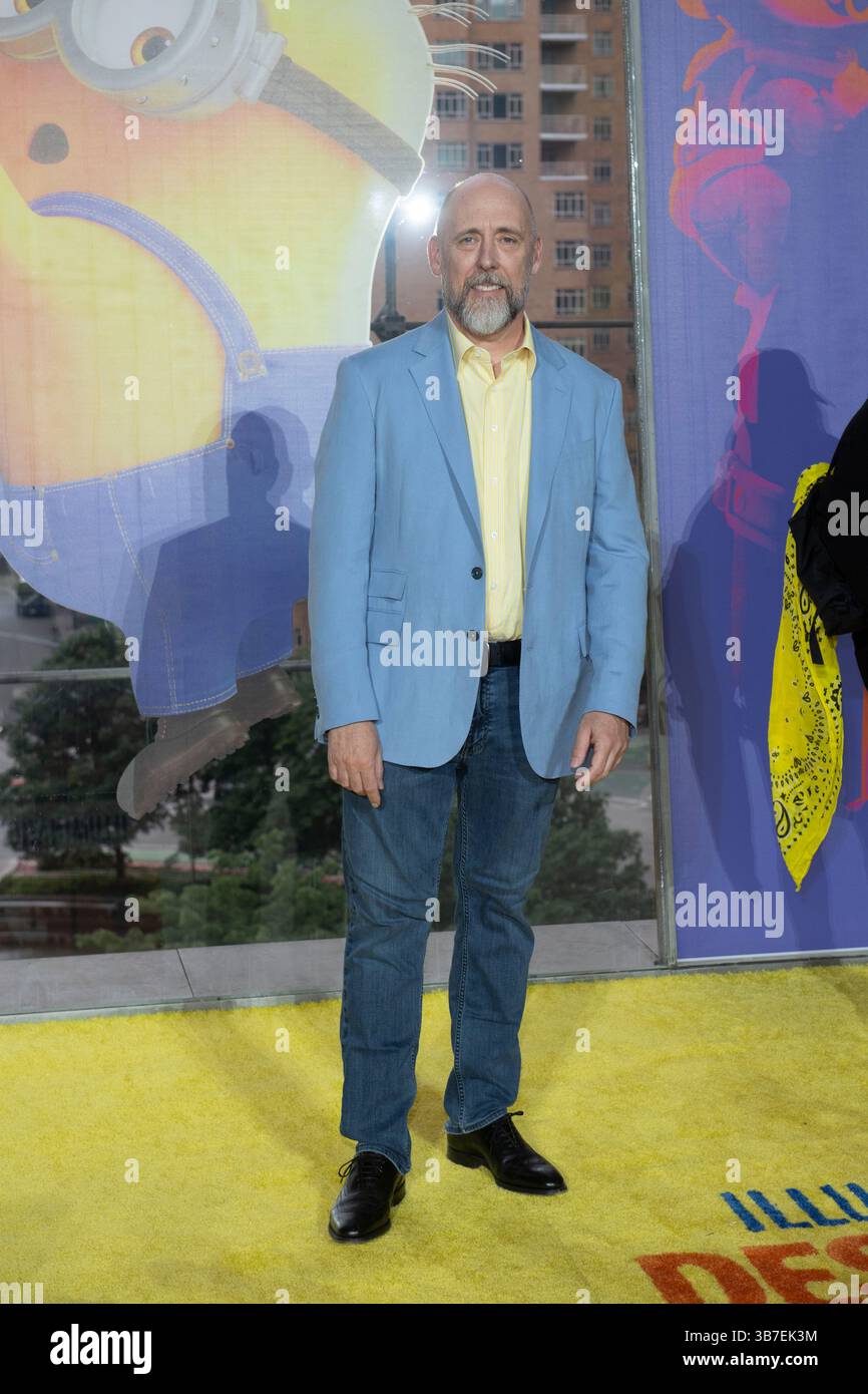 9. Juni 2024, New York, Vereinigte Staaten: NEW YORK, NEW YORK – 9. JUNI: Chris Renaud nimmt am 9. Juni 2024 an der New Yorker Premiere „Despicable Me 4“ im Jazz im Lincoln Center Teil. (Credit Image: © Ron Adar/SOPA Images via ZUMA Press Wire) Stockfoto