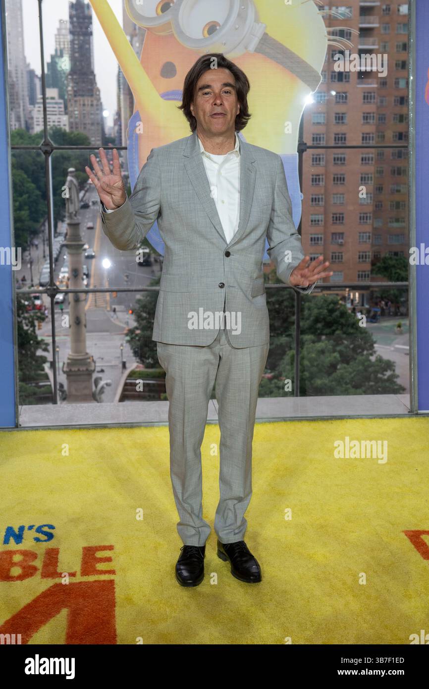 9. Juni 2024, New York, Vereinigte Staaten: NEW YORK, NEW YORK – 9. JUNI: Heitor Pereira nimmt am 9. Juni 2024 in New York City an der Premiere von „Despicable Me 4“ im Jazz at Lincoln Center Teil. (Credit Image: © Ron Adar/SOPA Images via ZUMA Press Wire) Stockfoto