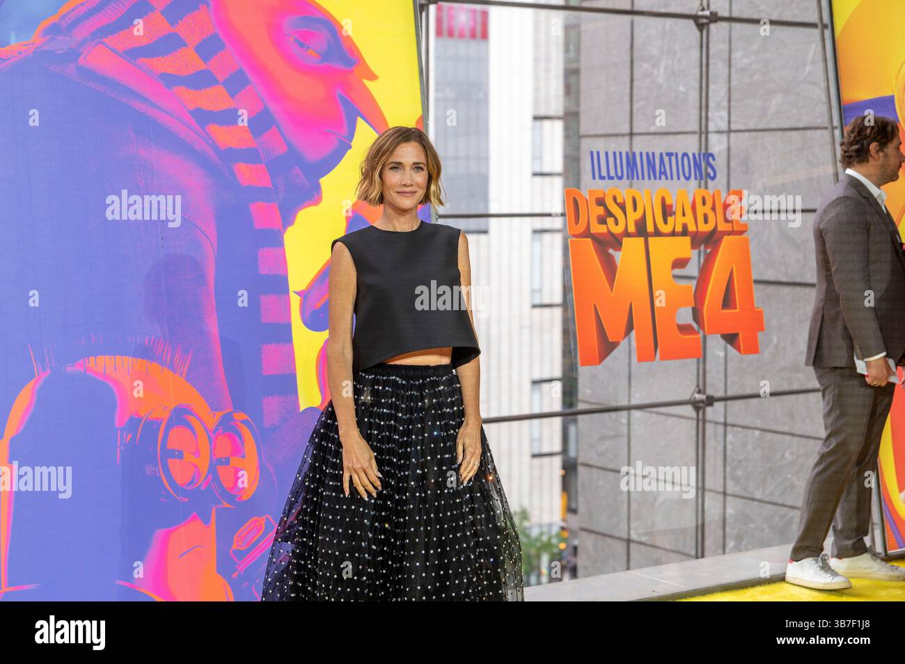 9. Juni 2024, New York, USA: NEW YORK, NEW YORK – 9. JUNI: Kristen Wiig nimmt am 9. Juni 2024 in New York City an der Premiere von „Despicable Me 4“ Teil. (Credit Image: © Ron Adar/SOPA Images via ZUMA Press Wire) Stockfoto