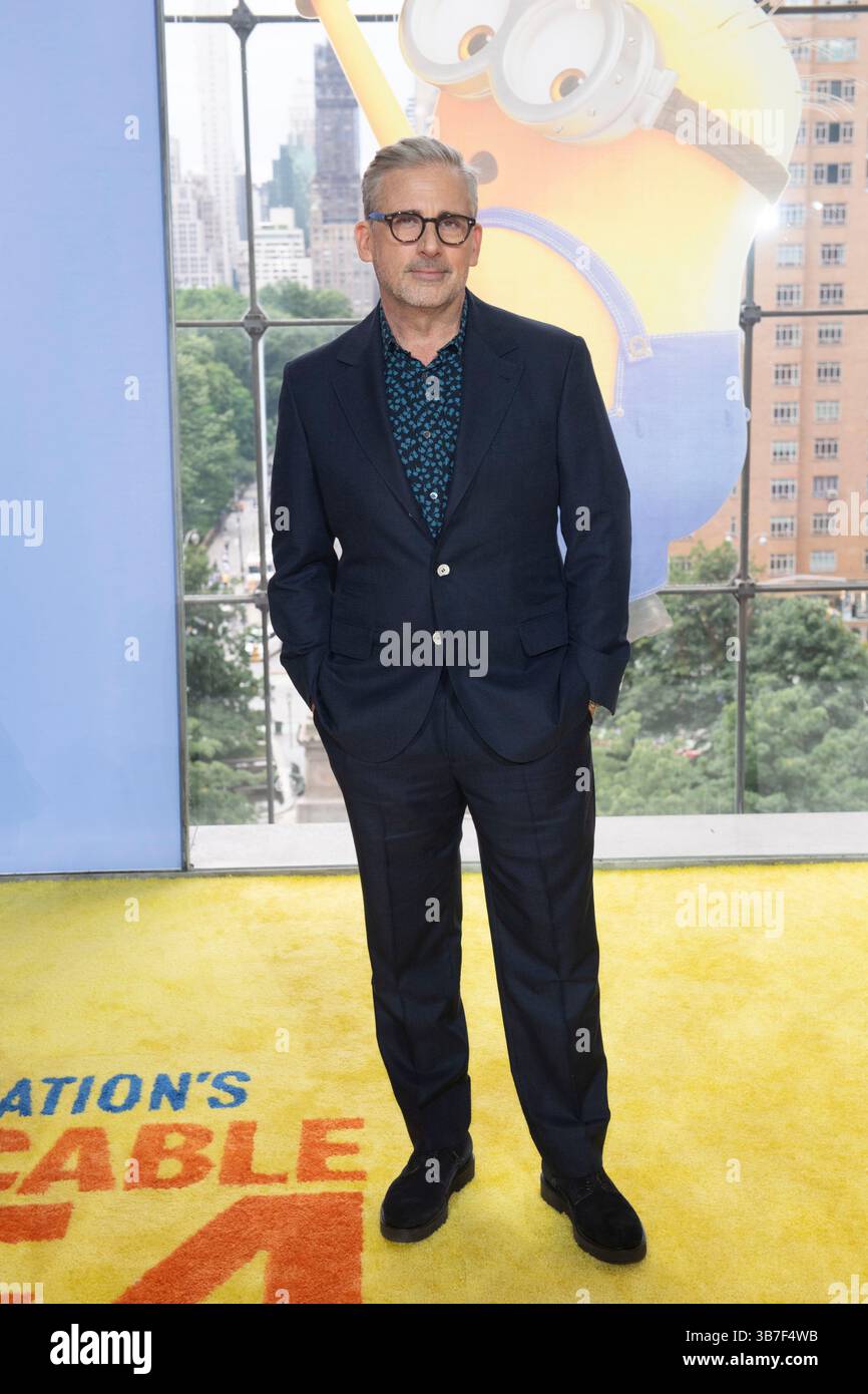9. Juni 2024, New York, USA: NEW YORK, NEW YORK – 9. JUNI: Steve Carell nimmt am 9. Juni 2024 an der New Yorker Premiere im Jazz at Lincoln Center Teil. (Credit Image: © Ron Adar/SOPA Images via ZUMA Press Wire) Stockfoto