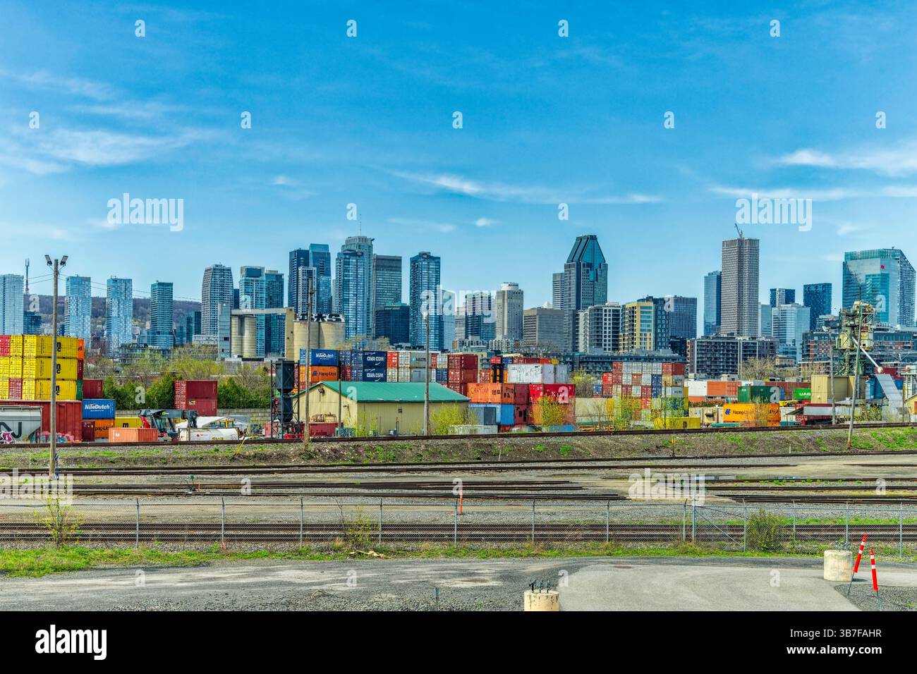 Montreal City View - Landschaft Stockfoto