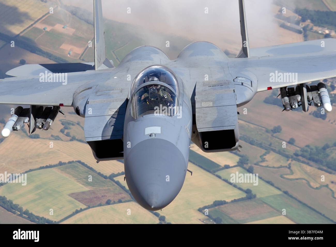 Die US Air Force McDonnell Douglas F-15C Eagle, registriert 86-0172, ist ein einsitziger, taktischer Kampfflugzeuge für Luftüberlegenheitsmissionen. Die F-15C ist Teil der Jagdflotte der US Air Force. Stockfoto