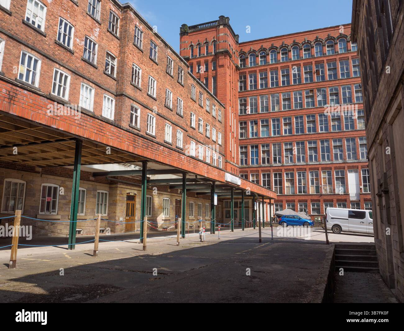 Die East Und North Mills, Belper Derbyshire Stockfoto