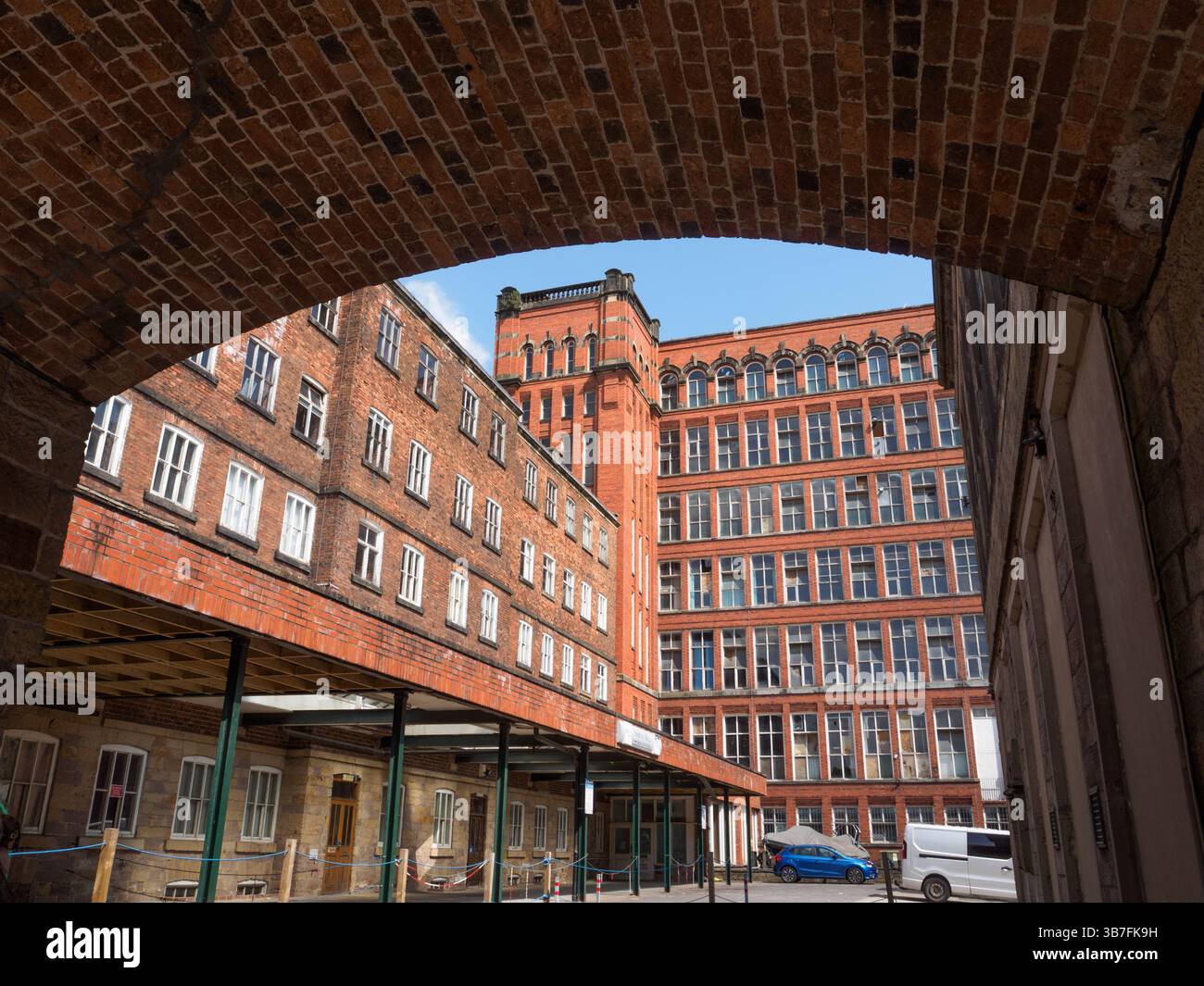 Die East Und North Mills, Belper Derbyshire Stockfoto