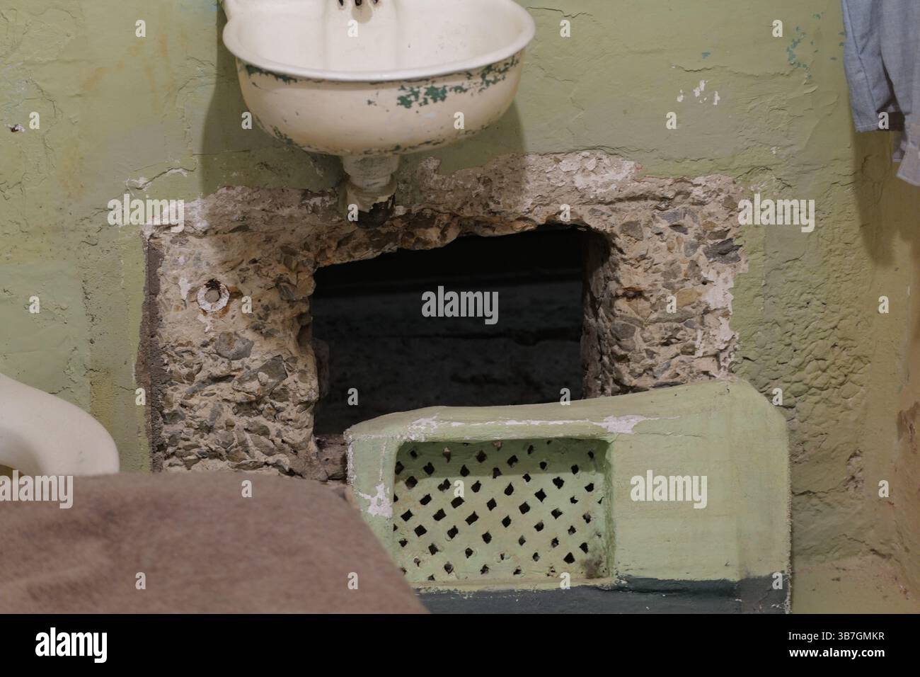 Die berüchtigte Alcatraz Island und Hochsicherheits-Bundesgefängnis in San Francisco Bay - Bay Area, Kalifornien Stockfoto