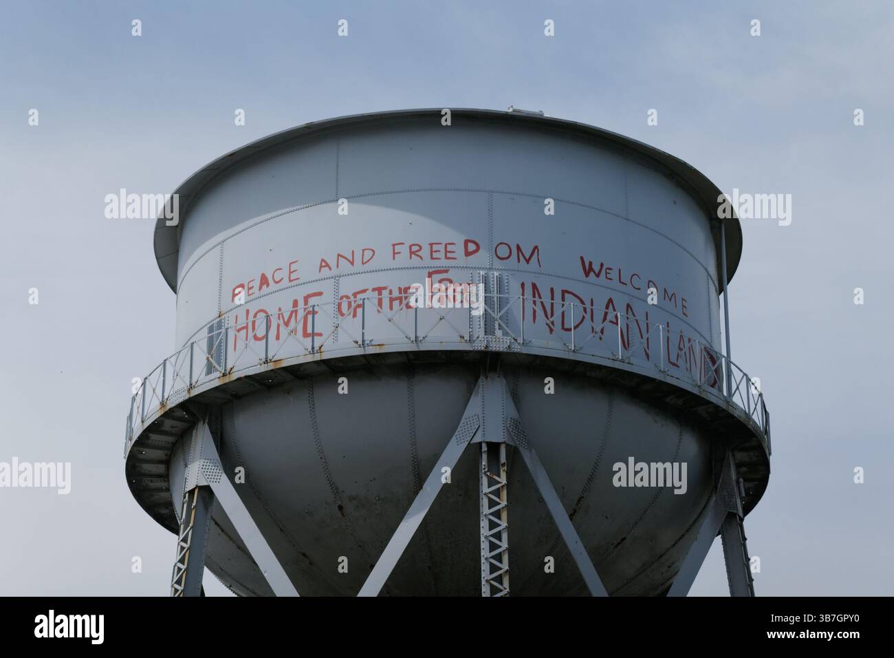 Die berüchtigte Alcatraz Island und Hochsicherheits-Bundesgefängnis in San Francisco Bay - Bay Area, Kalifornien Stockfoto