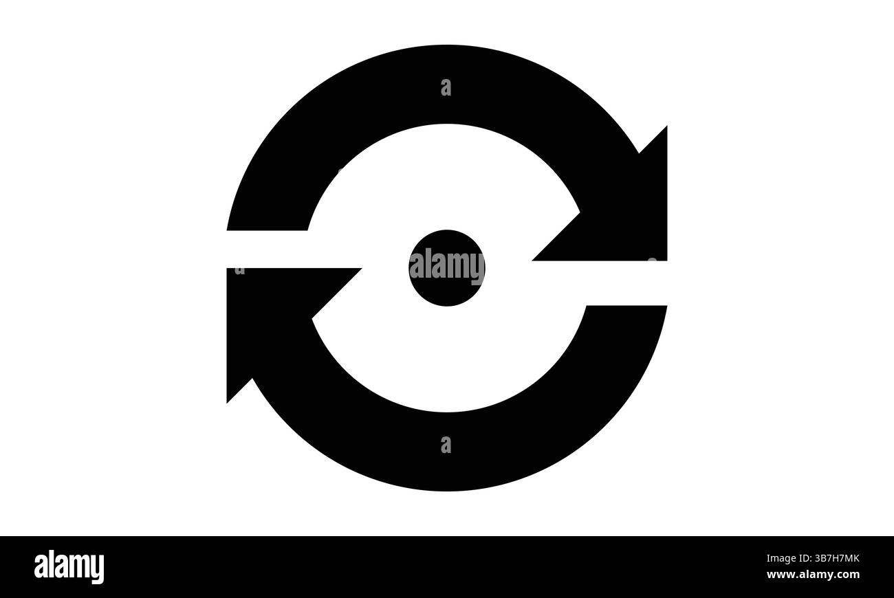 Symbol Neu Laden Vektor-Illustrationsdesign Stock Vektor