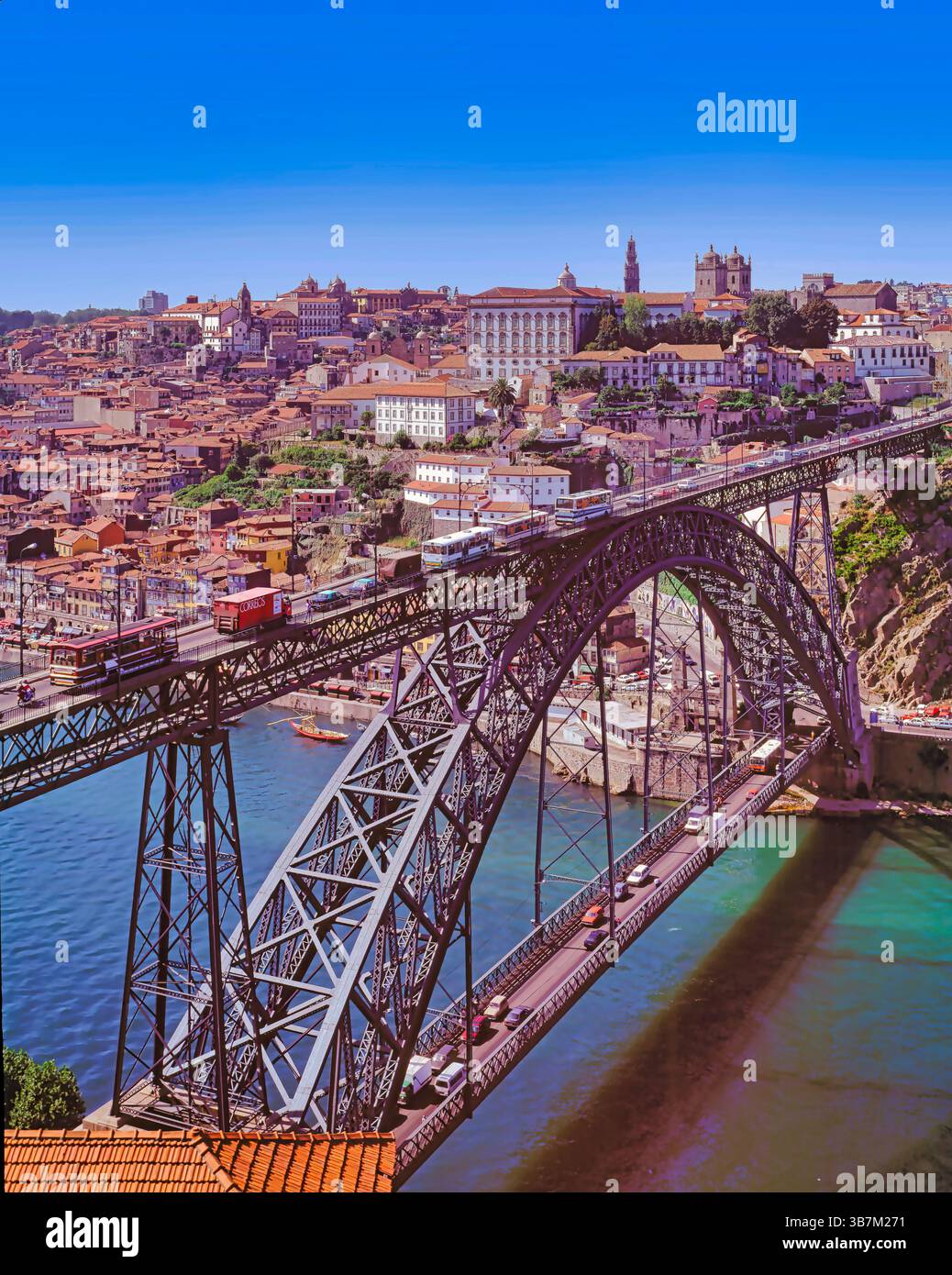 Ponte de Dom Luis i Porto, Douro Litoral Douro Litoral Portugal, Porto, Douro Litoral, Douro Litoral, Portugal, Portugal, Rene van der Meer Stockfoto