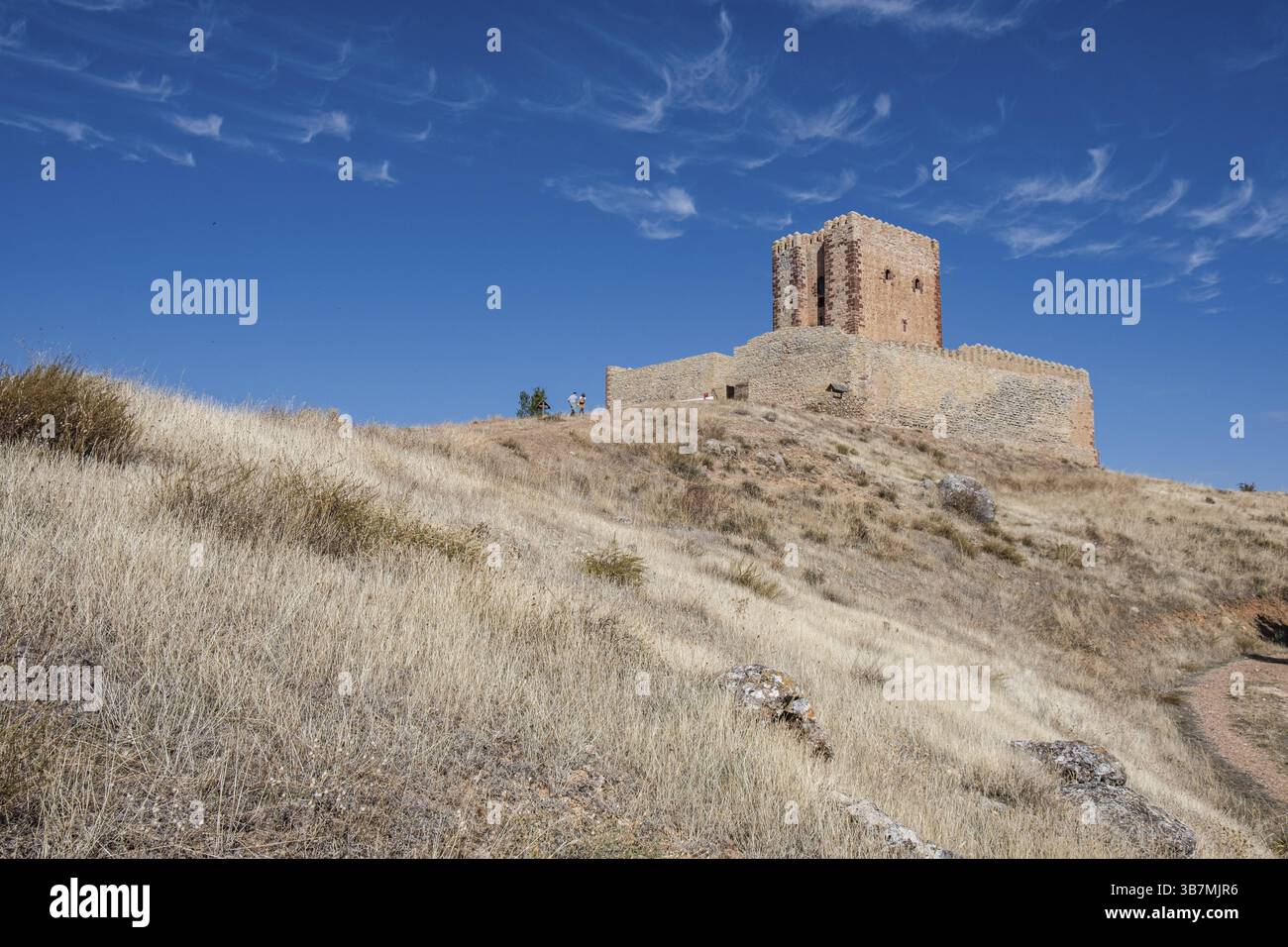 Aragon-Turm, Molina de Aragon, Provinz Guadalajara, Spanien, Europa Stockfoto
