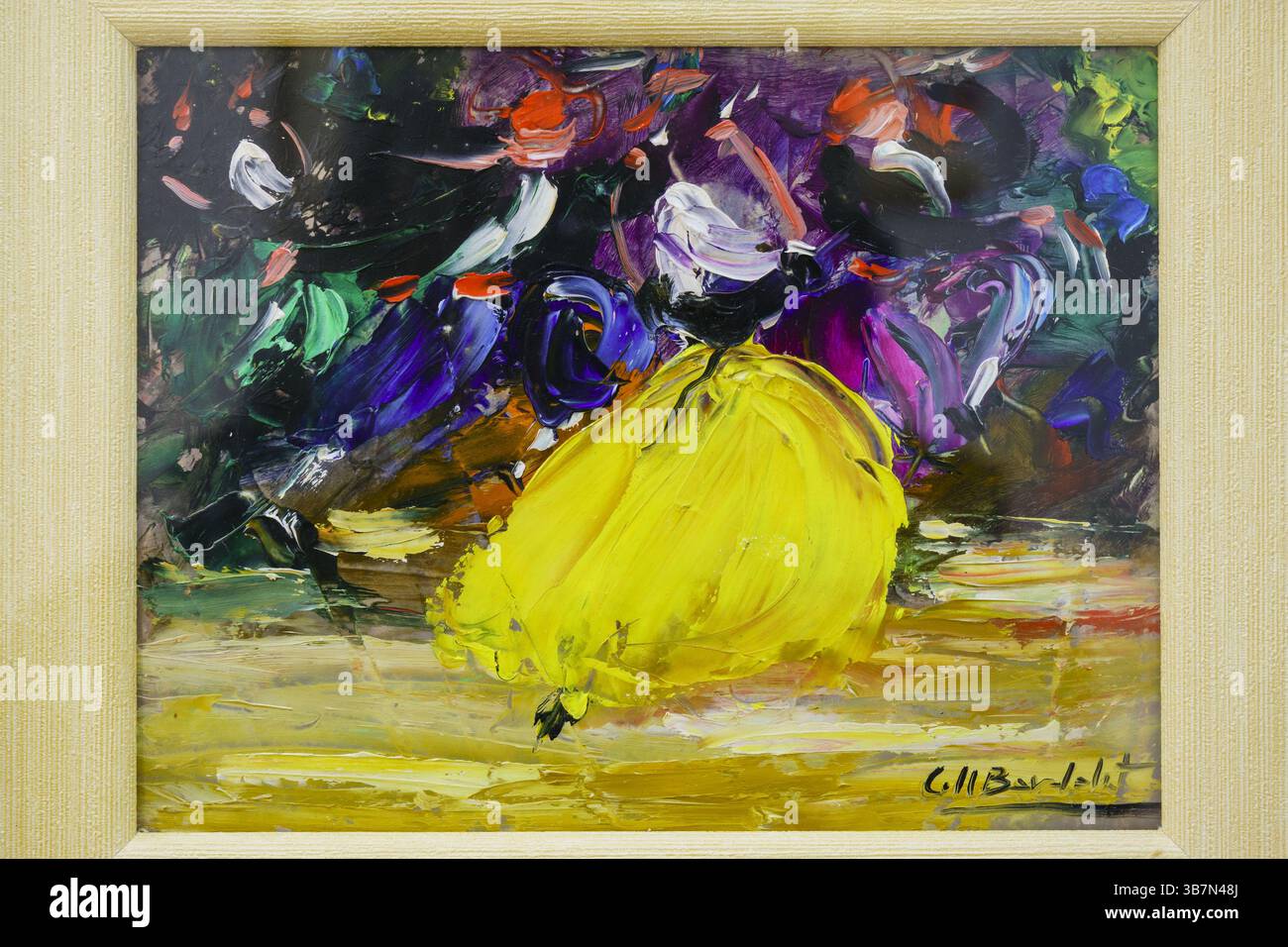 Ball mallorqui. 1990. Acryl auf Leinwand, Josep Coll Bardolet (Campdevanol, Girona 1912, Valldemossa, Illes Balears 2007) Stockfoto