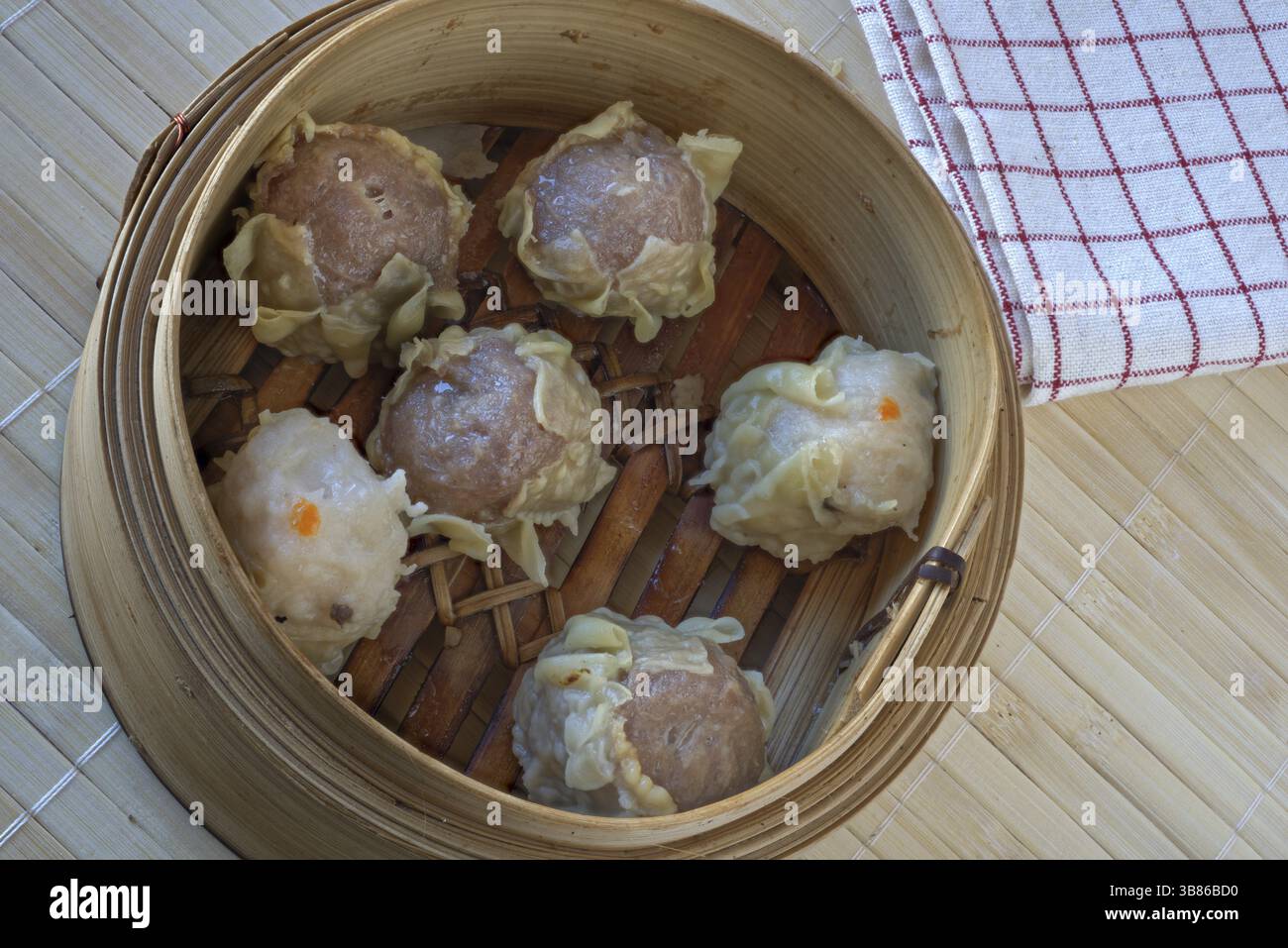 Dimm im Dampfaufsatz Stockfoto