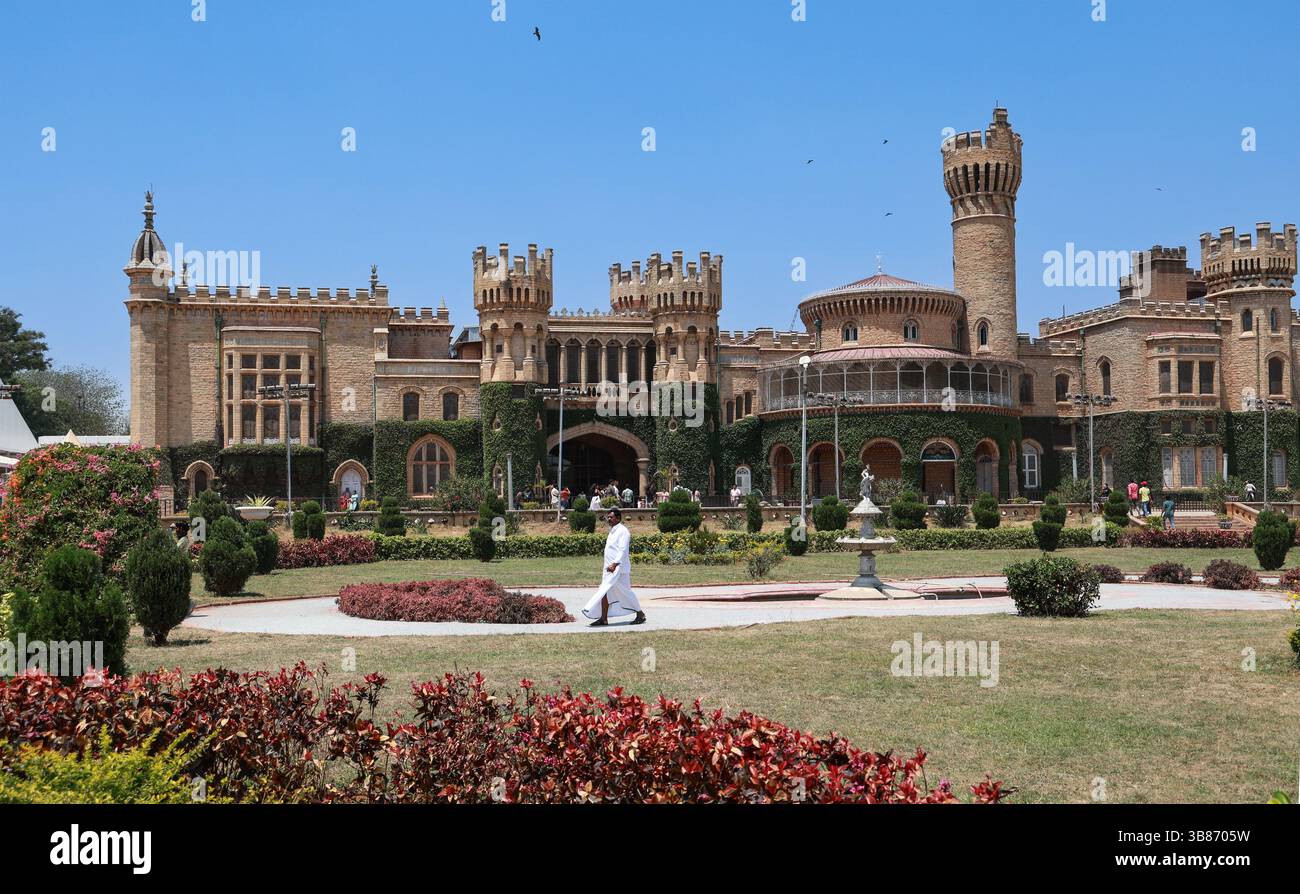 Bengaluru Palace in Bangalore, Karnataka, Indien Stockfoto