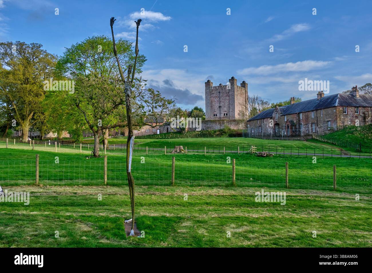 Skulptur im Appleby Castle, Appleby-in-Westmorland, Cumbria Stockfoto