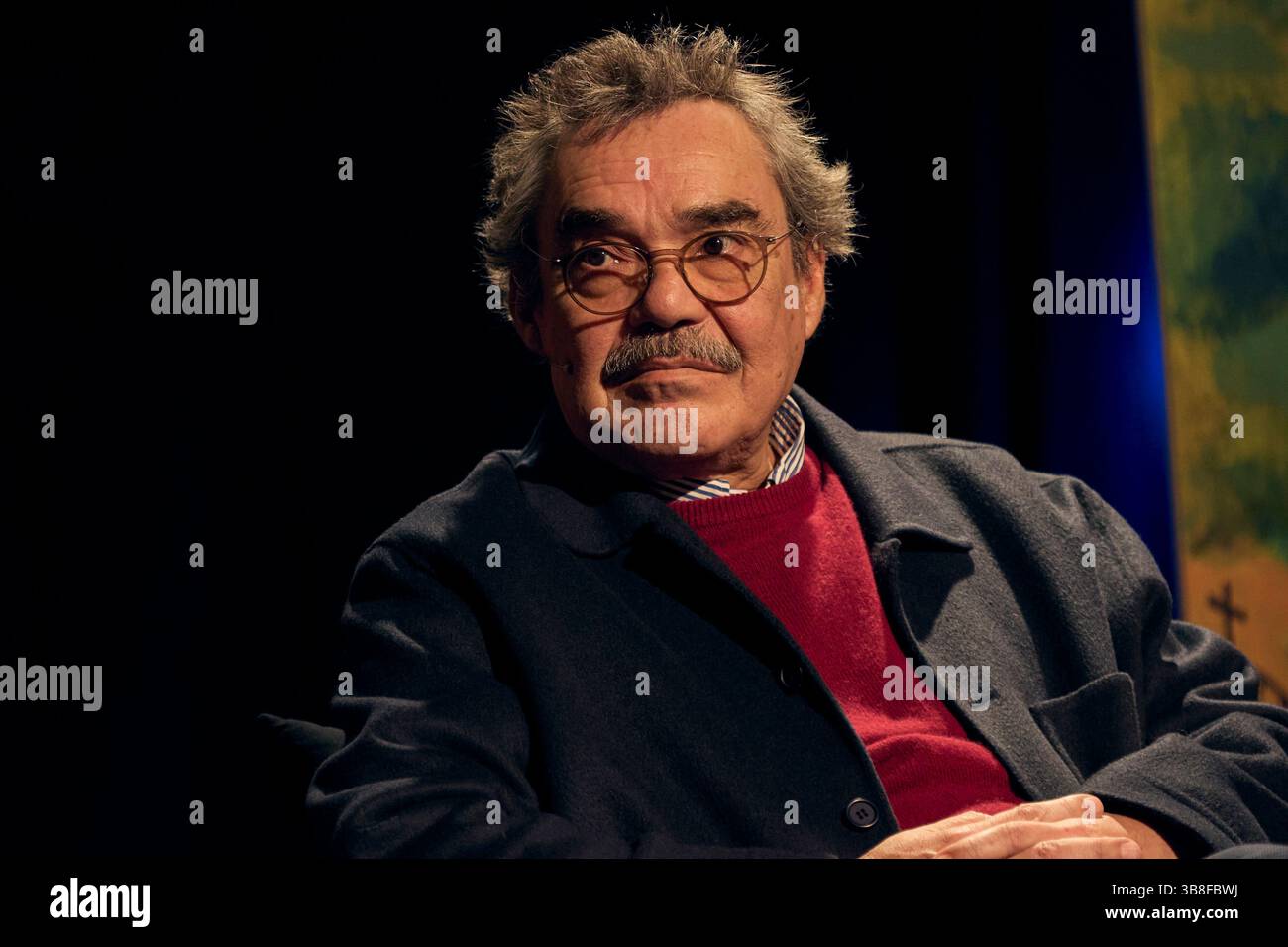 5. März 2024, Madrid, Spanien: GONZALO GARCÃªA BARCHA präsentiert im Rahmen des 10. Todestages des kolumbianischen Schriftstellers den unveröffentlichten Roman Ã”EN Agosto nos vemosÃ am Institut Cervantes (Credit Image: © Mike Chicorro/ZUMA Press Wire) Stockfoto