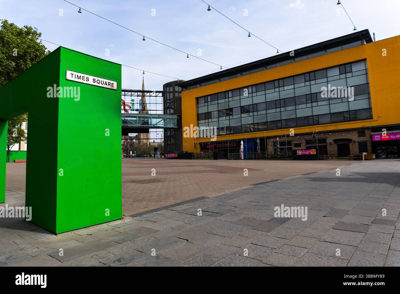 Times Square im Herzen von Newcastle-upon-Tyne, Tyne and Wear, Großbritannien Stockfoto