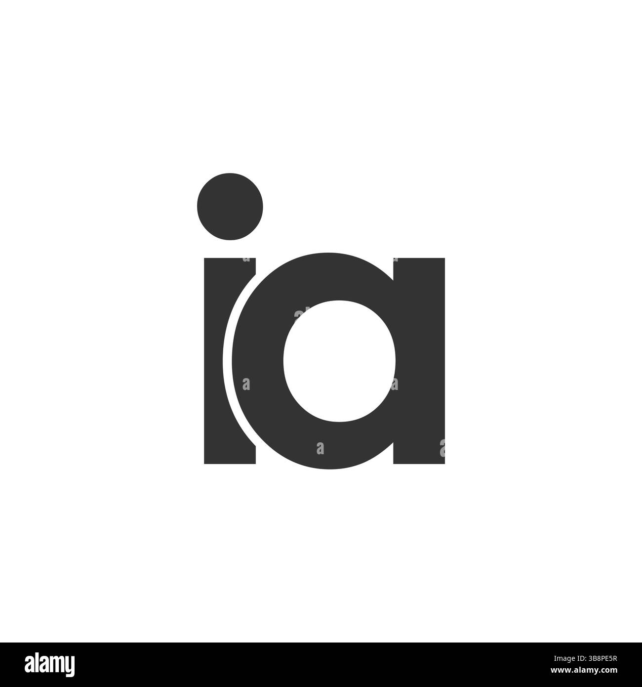 Ein kreatives, geometrisches, anfängliches, modernes und minimalistisches Logo. Letter i eine trendige Schriftart. Universelles professionelles elegantes Techno-Vektor-Design. Stock Vektor