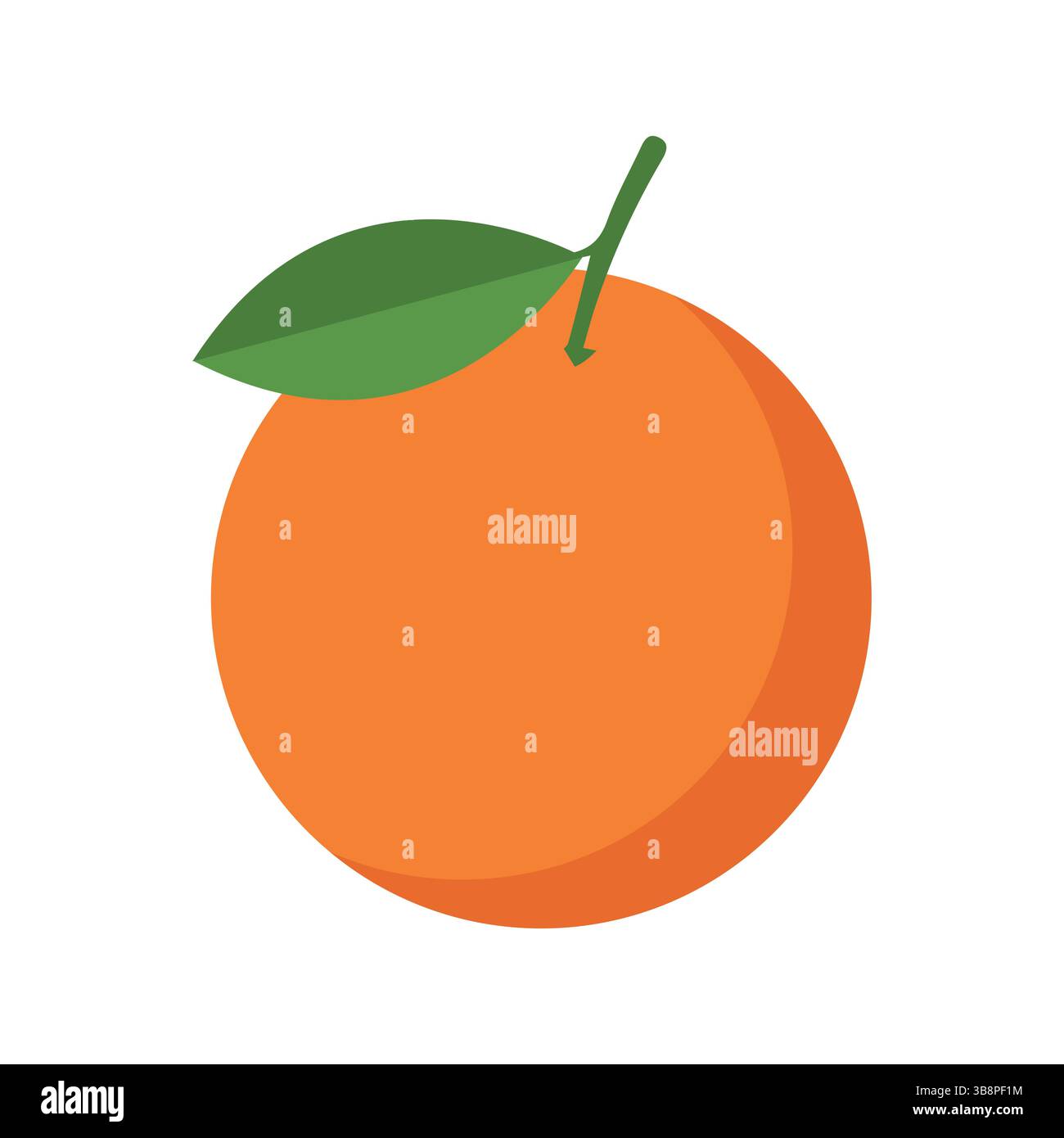 Orangenvektorsymbol, Orang Fruit. Stock Vektor