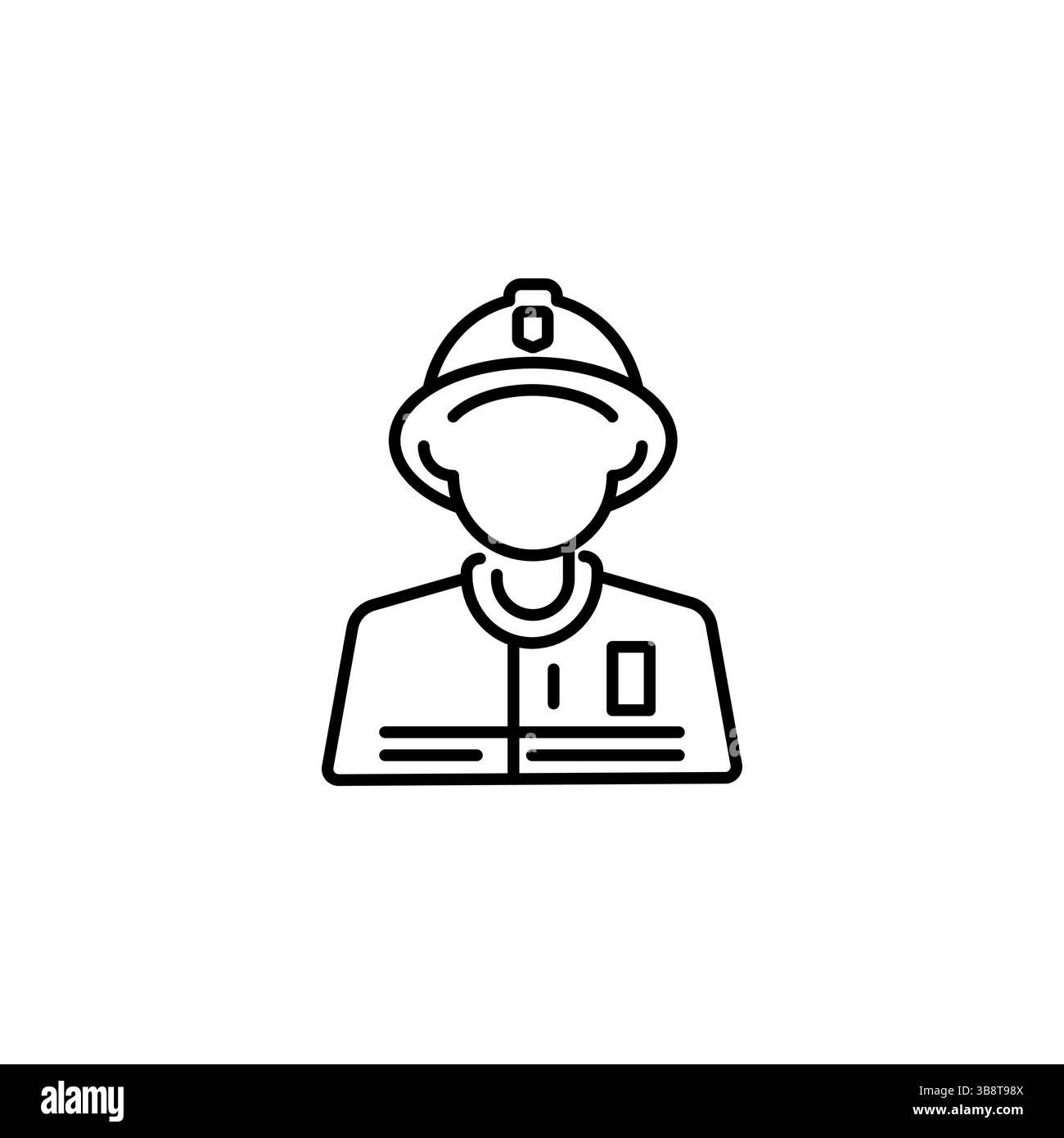 Feuerwehrsymbol Stock Vektor