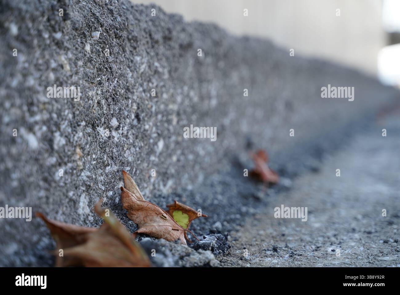 Konstruktion Mit Asphalt-Querschnitten Stockfoto
