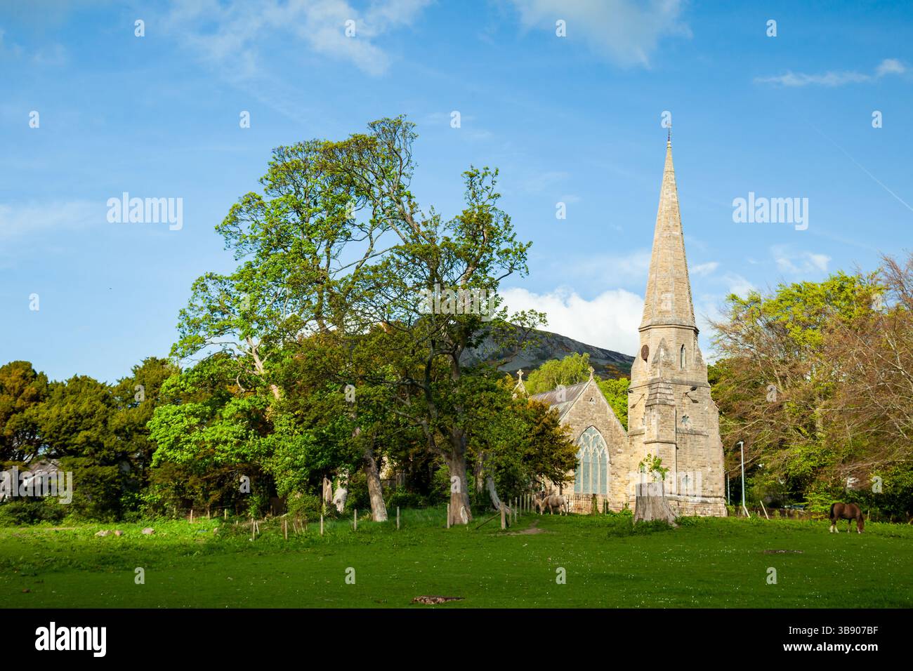 Christ Church in Llanfairfechan, Conwy, Wales. Stockfoto